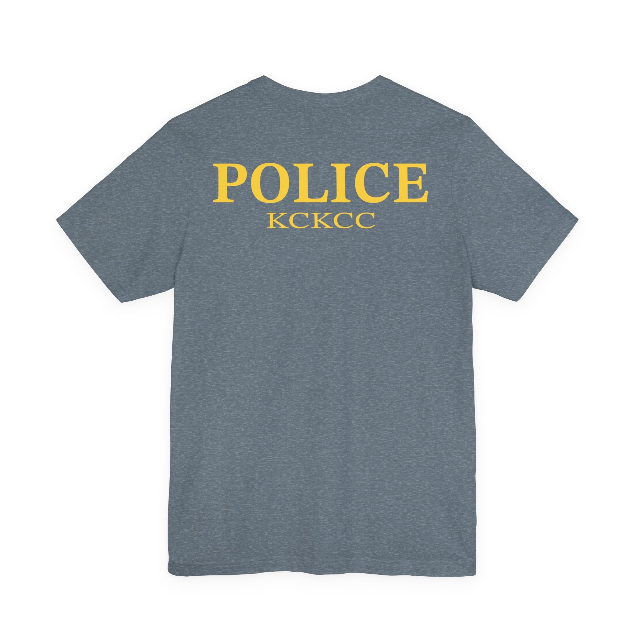 KCKCC Police Patch Color - Unisex Jersey Short Sleeve Tee