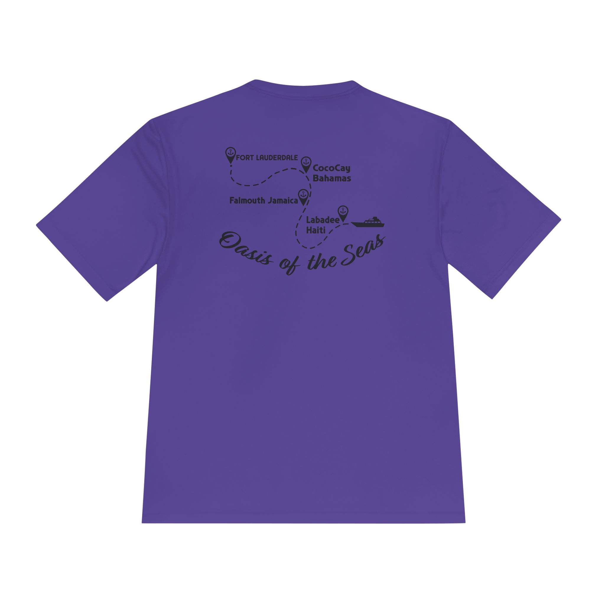 Bennet Family Cruise Black Text - Unisex Moisture Wicking Tee