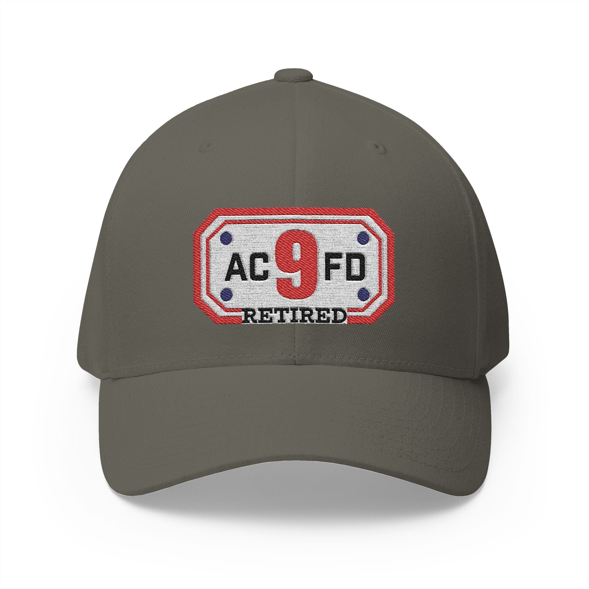 Retired Arlington Engine 9 - FLEXFIT Closed-Back Structured Cap (Embroidery)