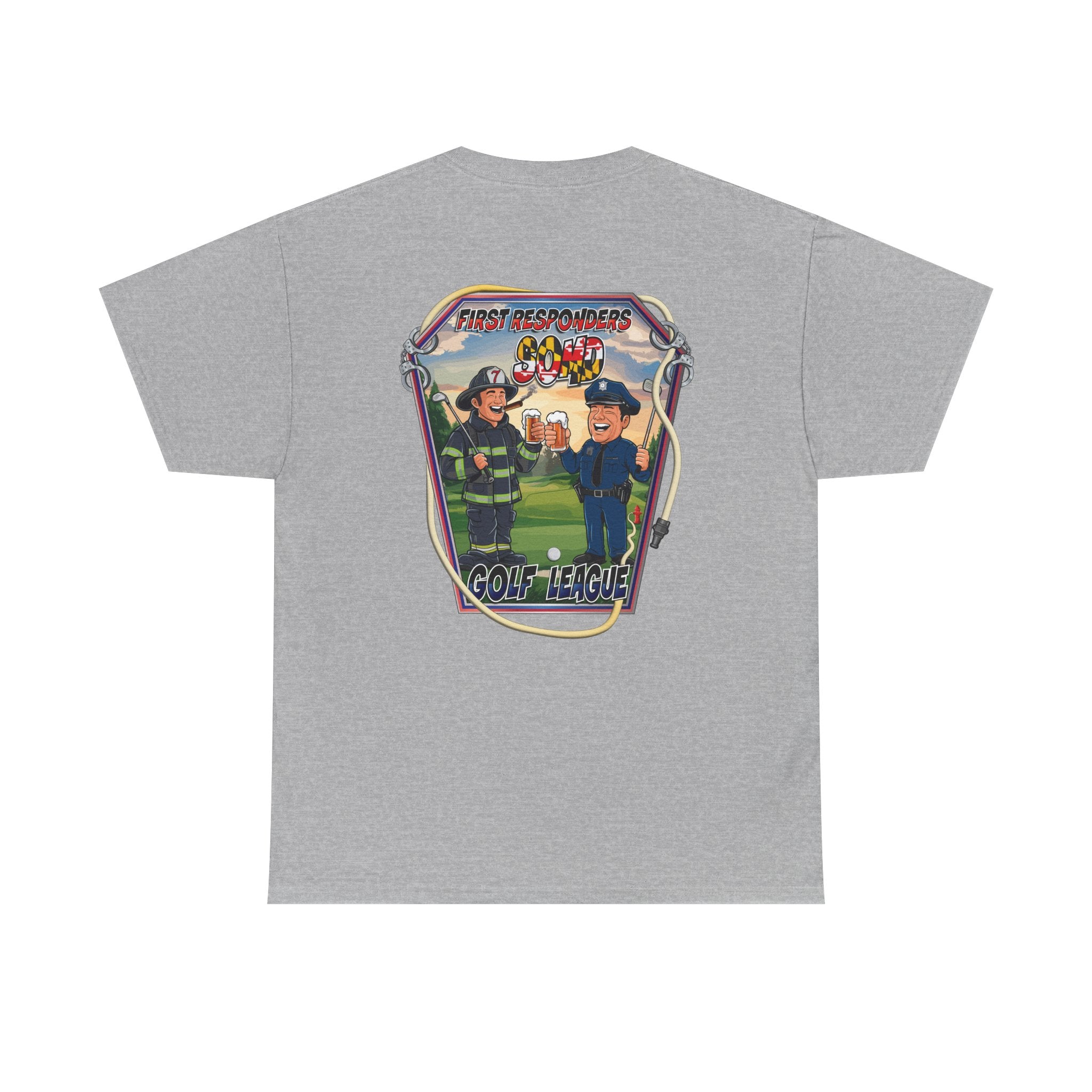 SOMD First Responder Golf - Heavy Cotton Tee