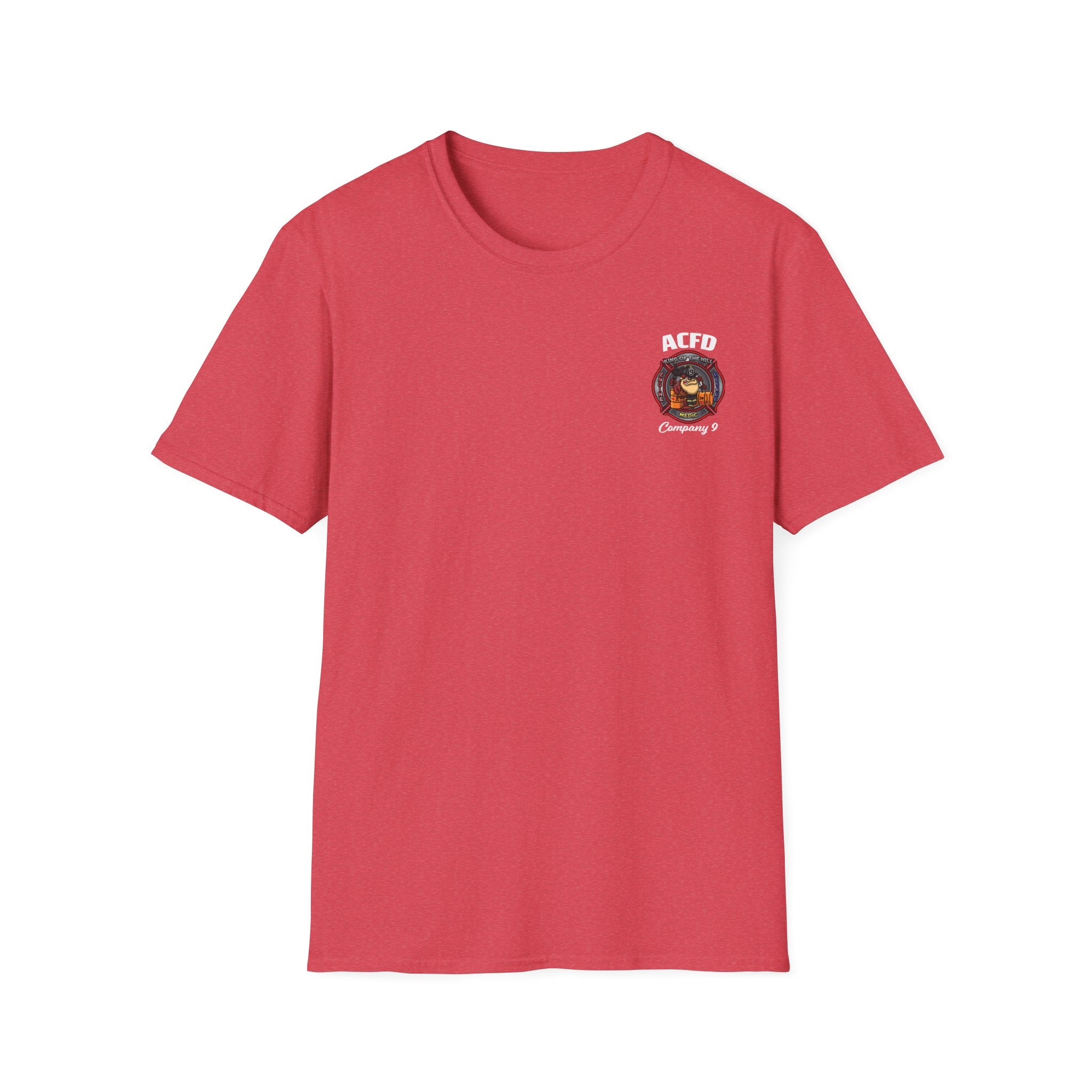 Station 9 Taz Front / FF Engine 9 back - Gildan Soft Cotton Softstyle T-Shirt