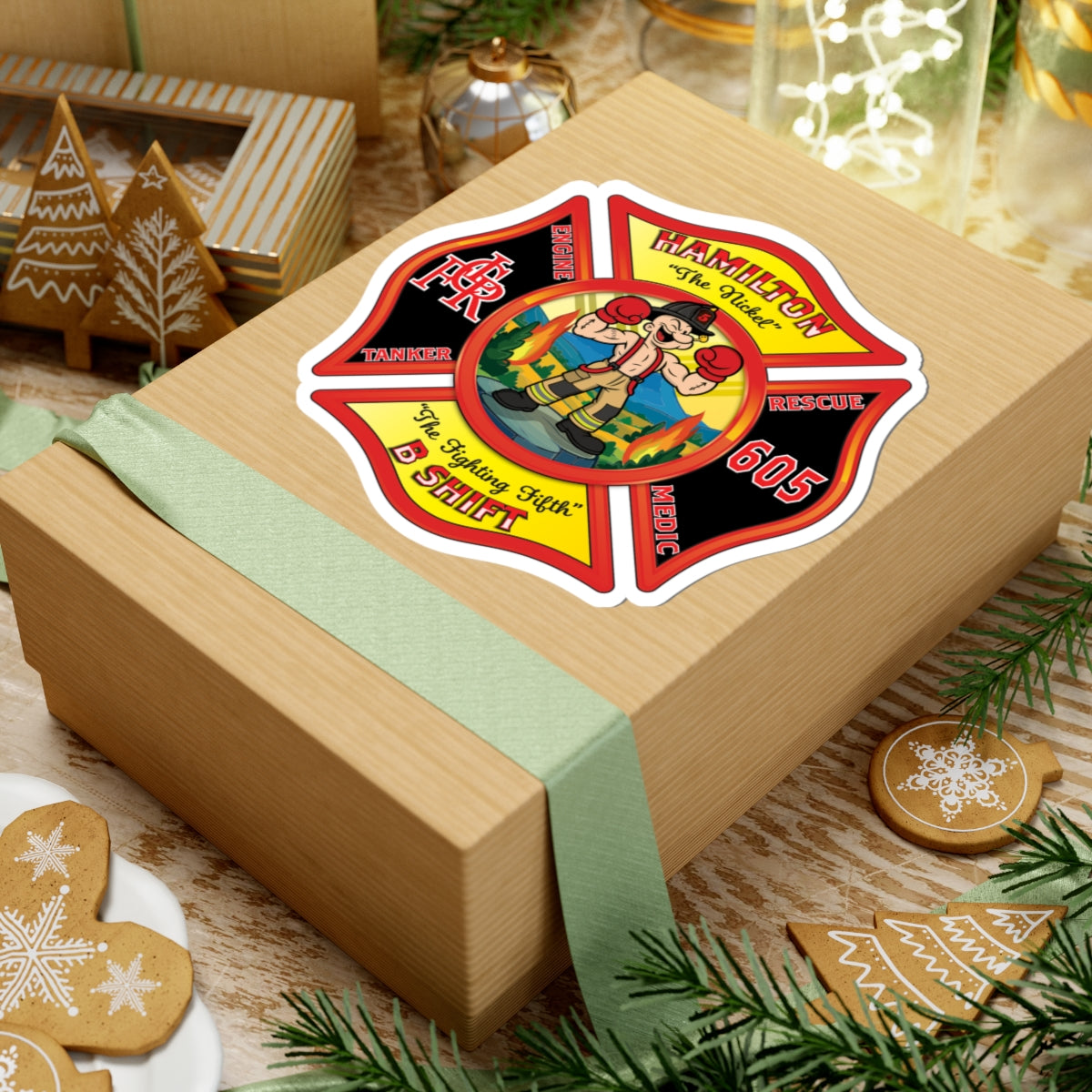 LCFR Hamilton Station 5 - Kiss-Cut Stickers