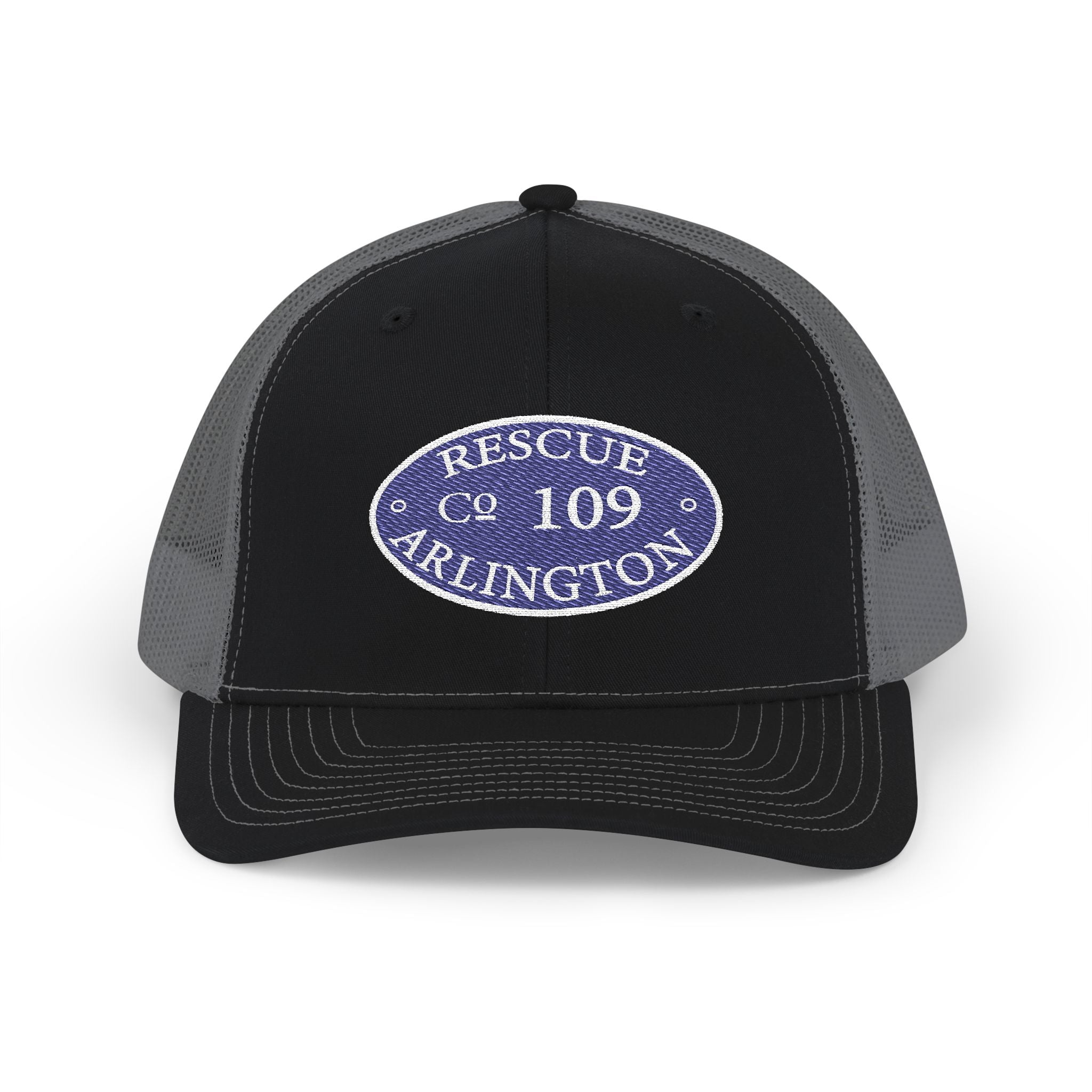 Arlington Engine 9 Circle Patch - (Richardson 112 Style Hat) Snapback Trucker