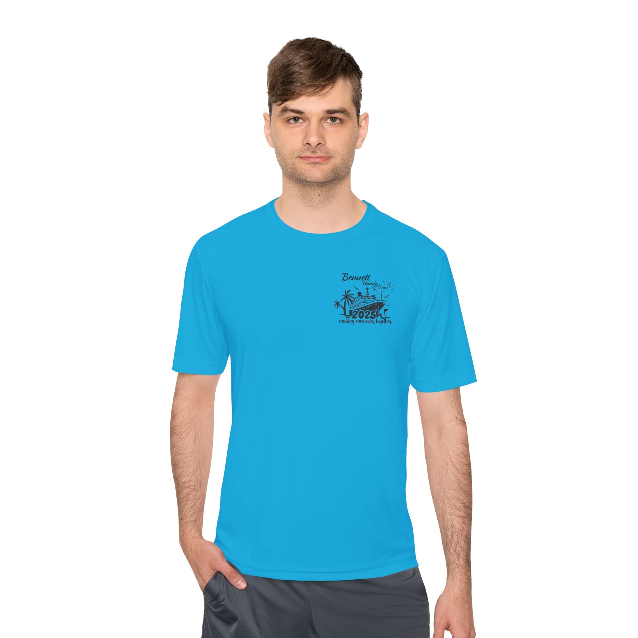 Bennet Family Cruise Black Text - Unisex Moisture Wicking Tee