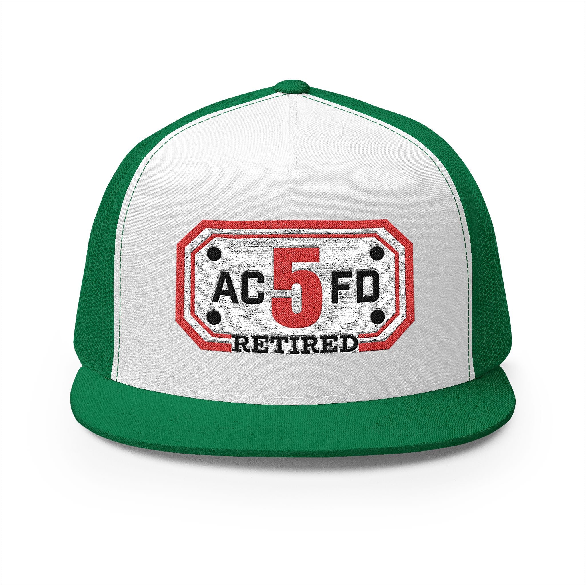 Retired Arlington Engine 5 - 5 Panel Trucker Cap (Embroidery)