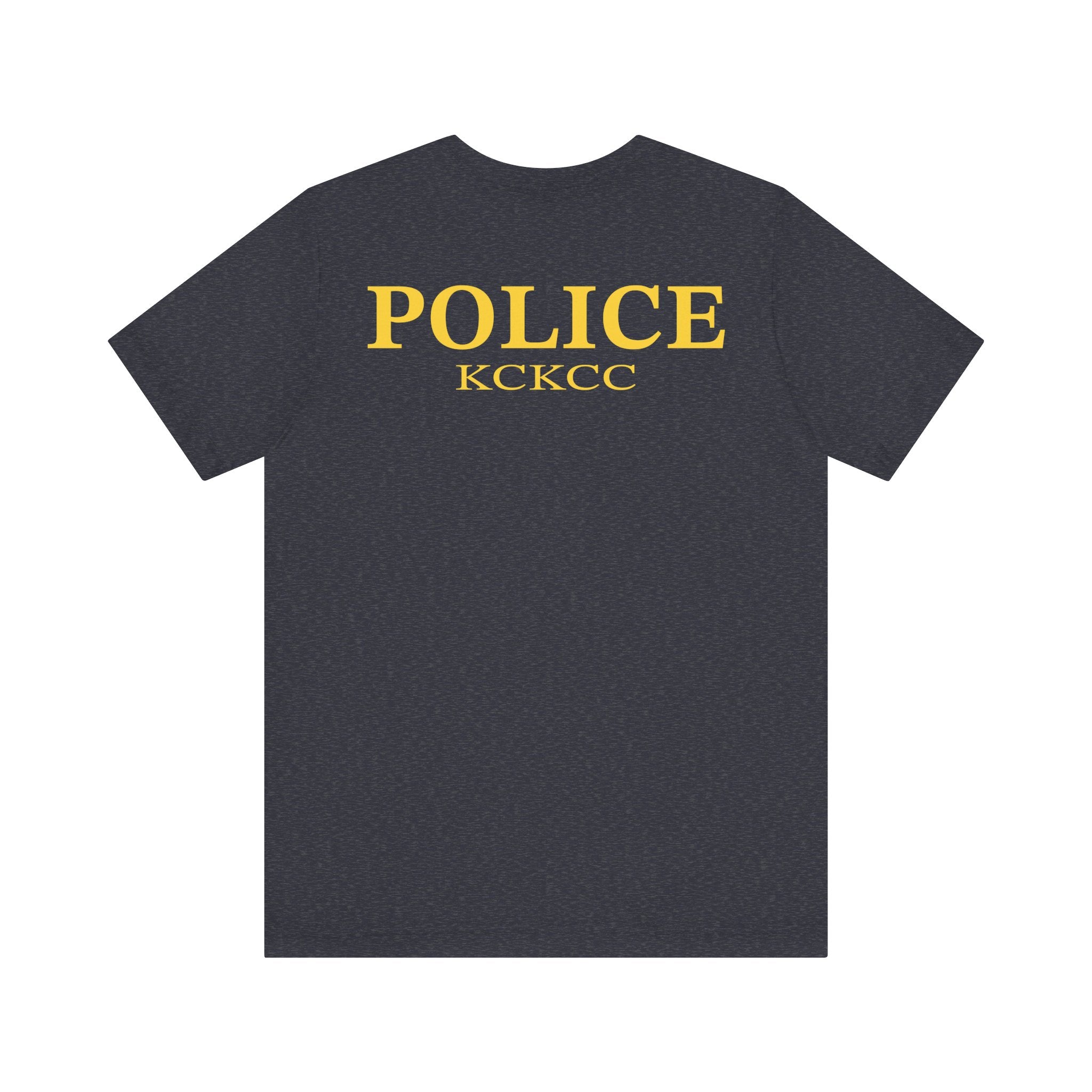 KCKCC Police Patch Color - Unisex Jersey Short Sleeve Tee