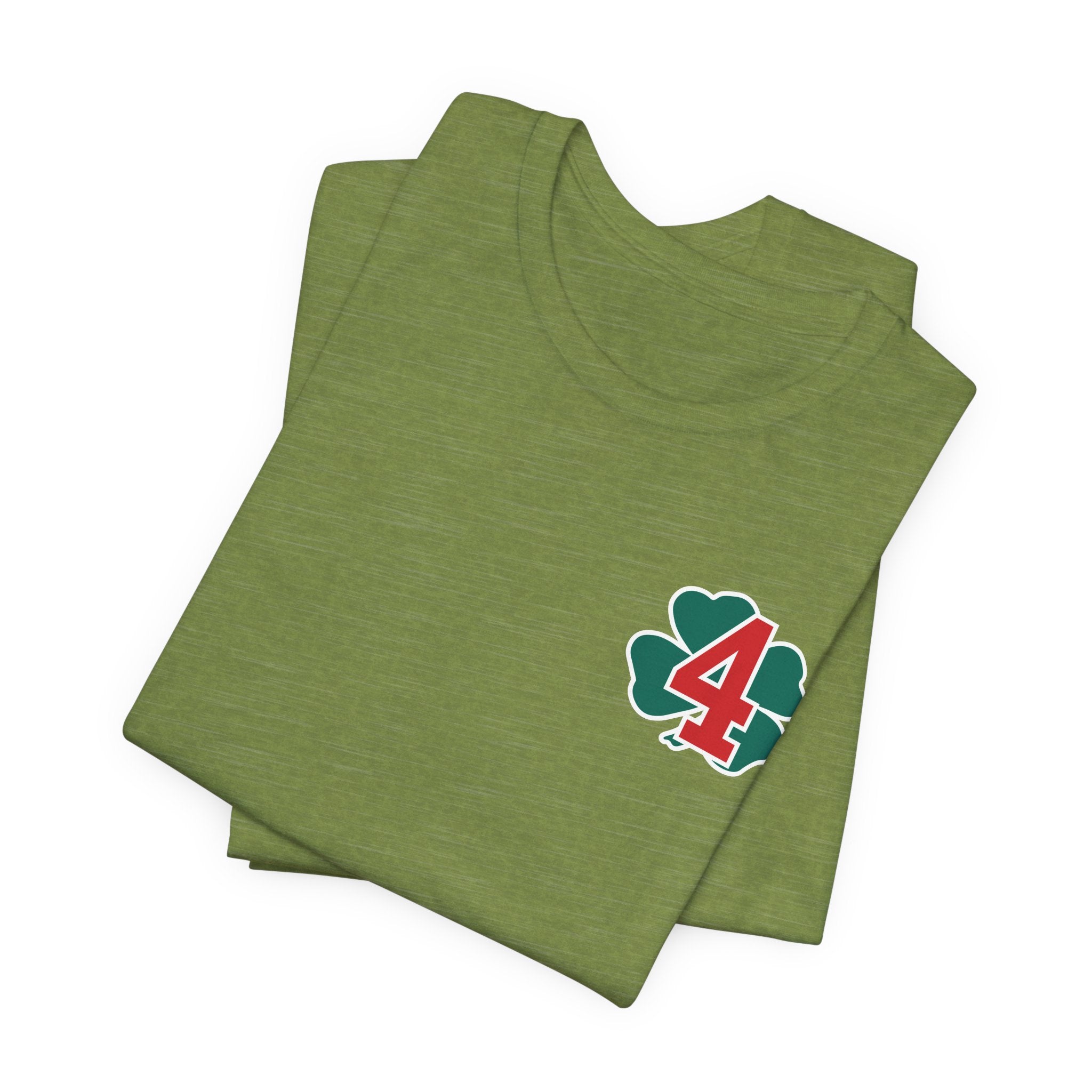 Station 4 RatPack on Back Clover Front - Bella+Canvas Soft Unisex Tee