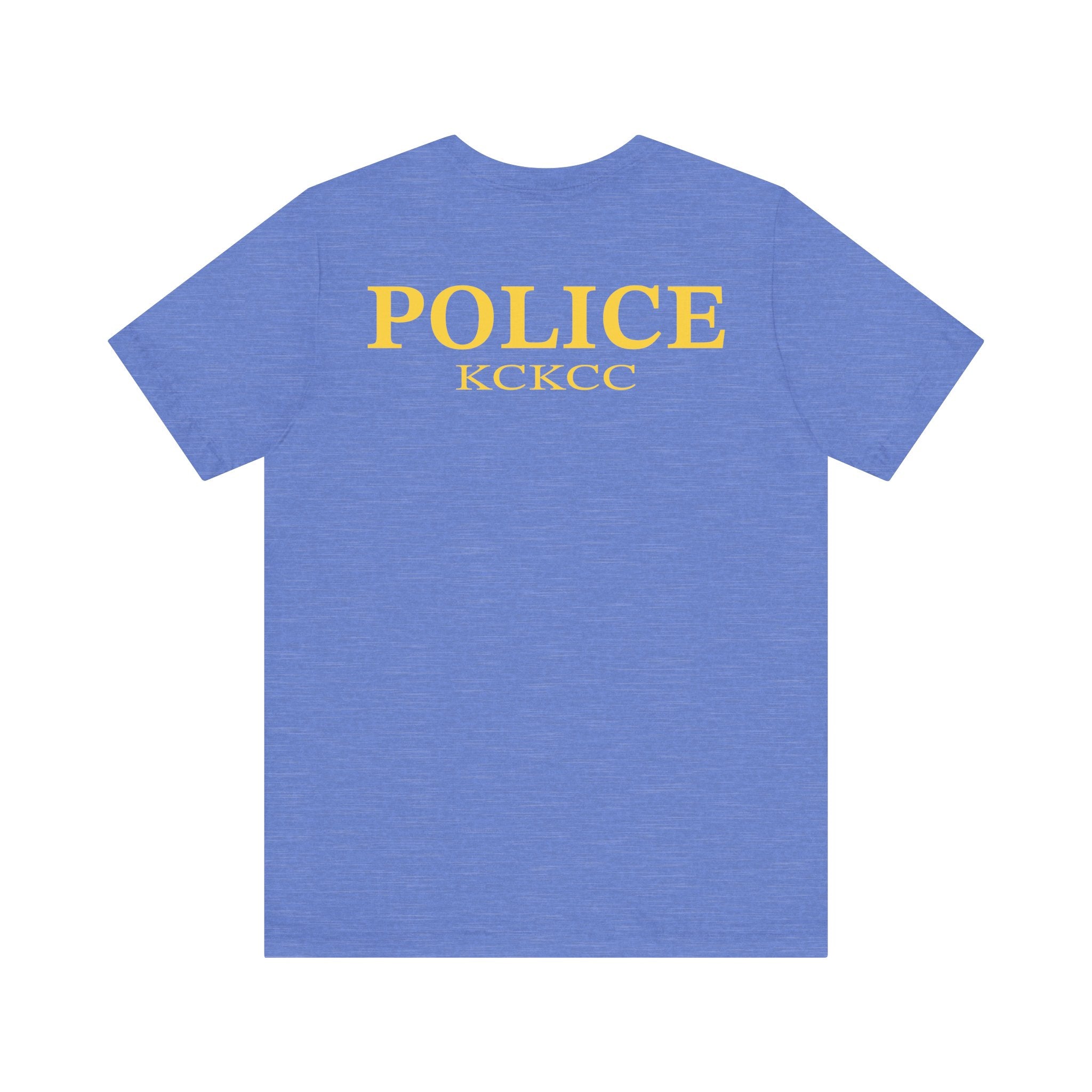 KCKCC Police Department Shirt - Unisex Jersey Short Sleeve Tee