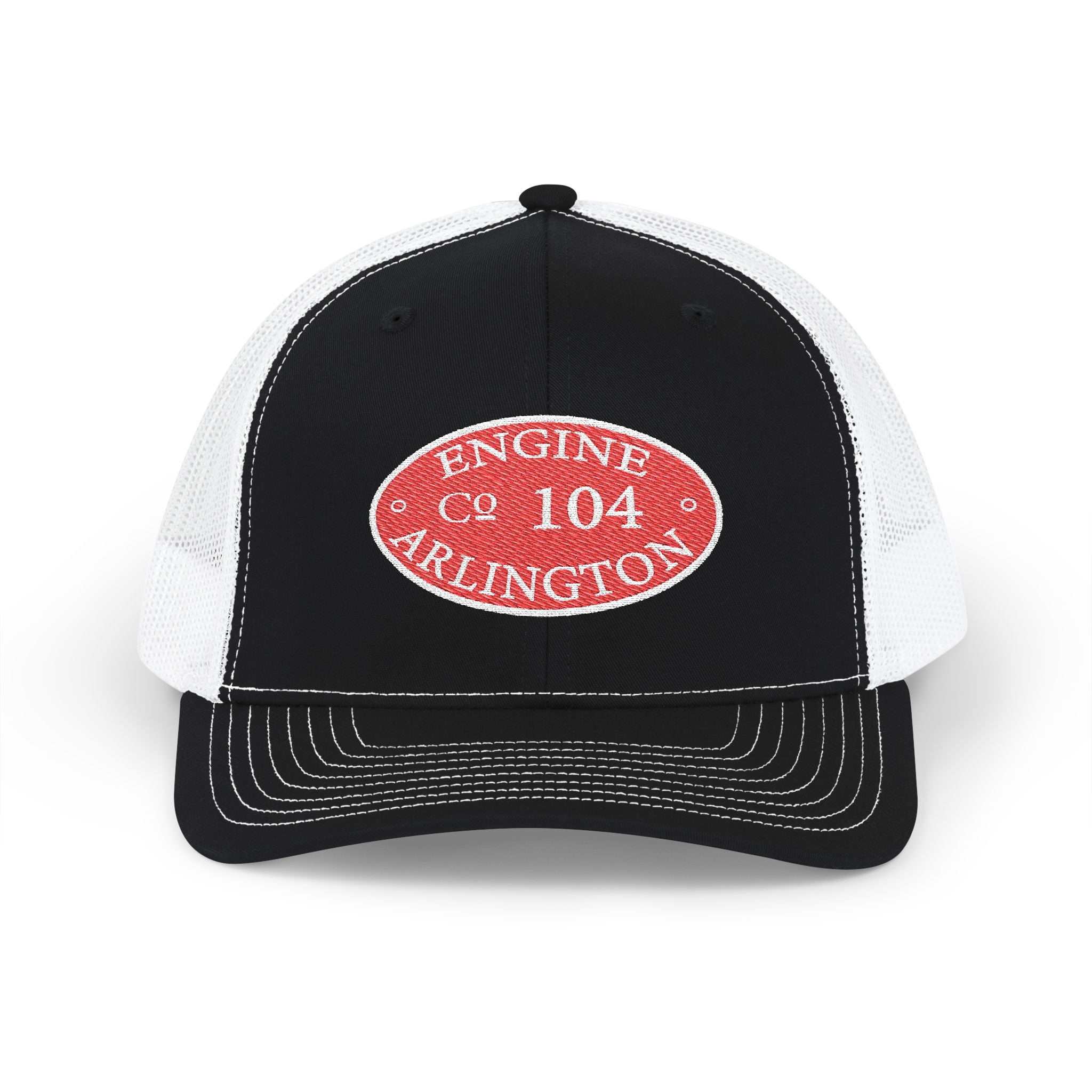 Arlington Engine 4 Circle Patch - (Richardson 112 Style Hat) Snapback Trucker