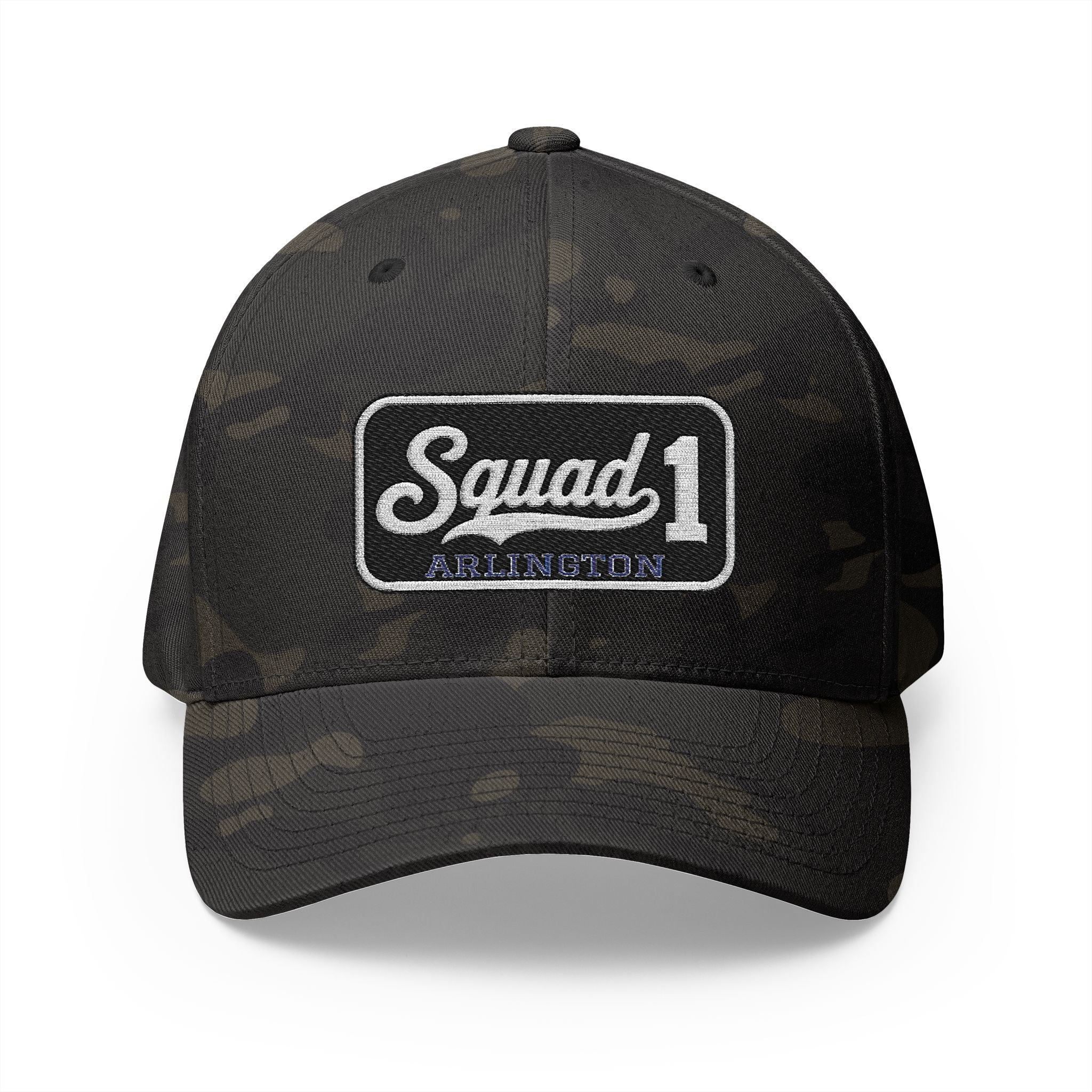 Arlington Squad 1 - FLEXFIT Closed-Back Structured Cap (Embroidery)