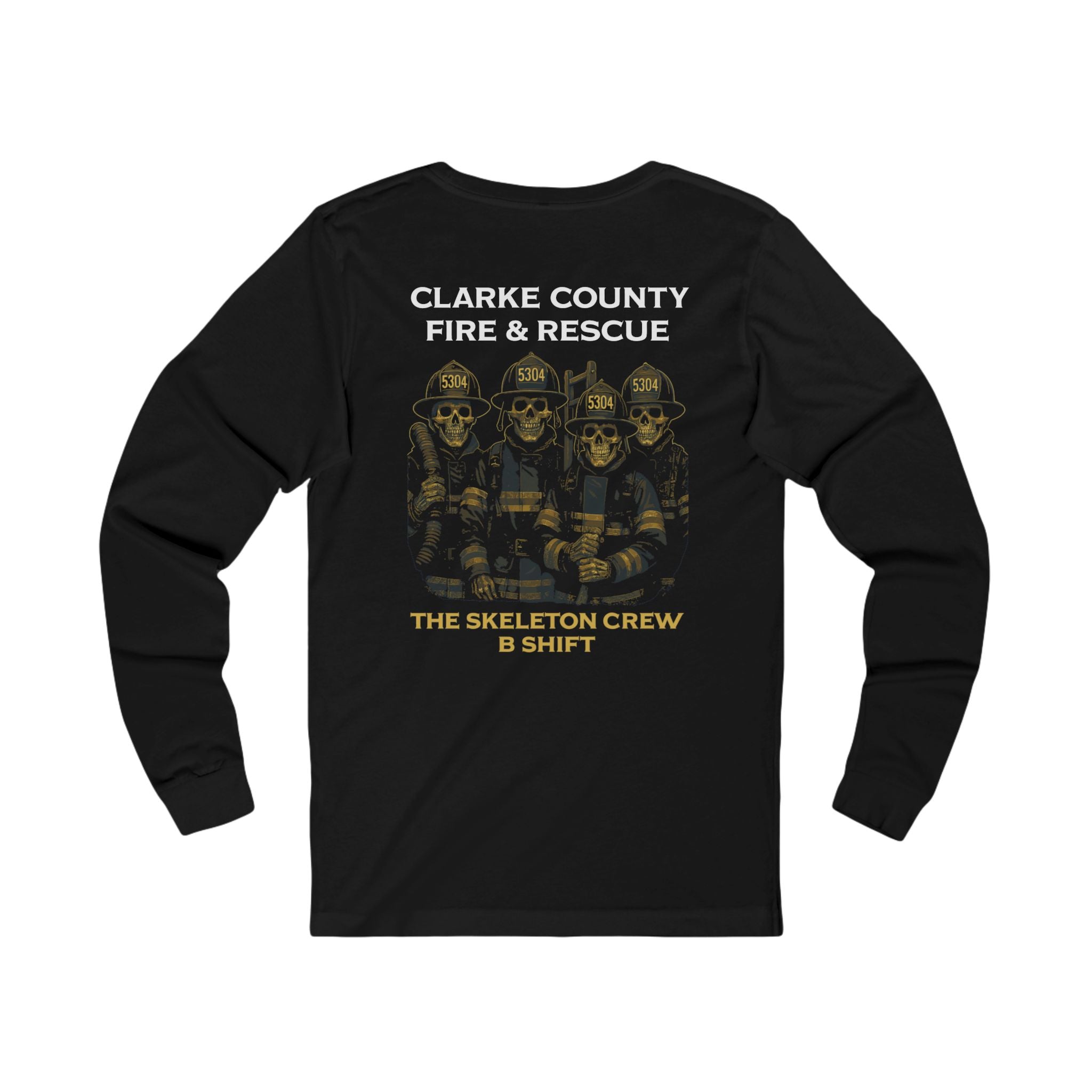 Clarke County B Shift version 1 - Bella-Canvas Soft Jersey Cotton Long Sleeve Tee