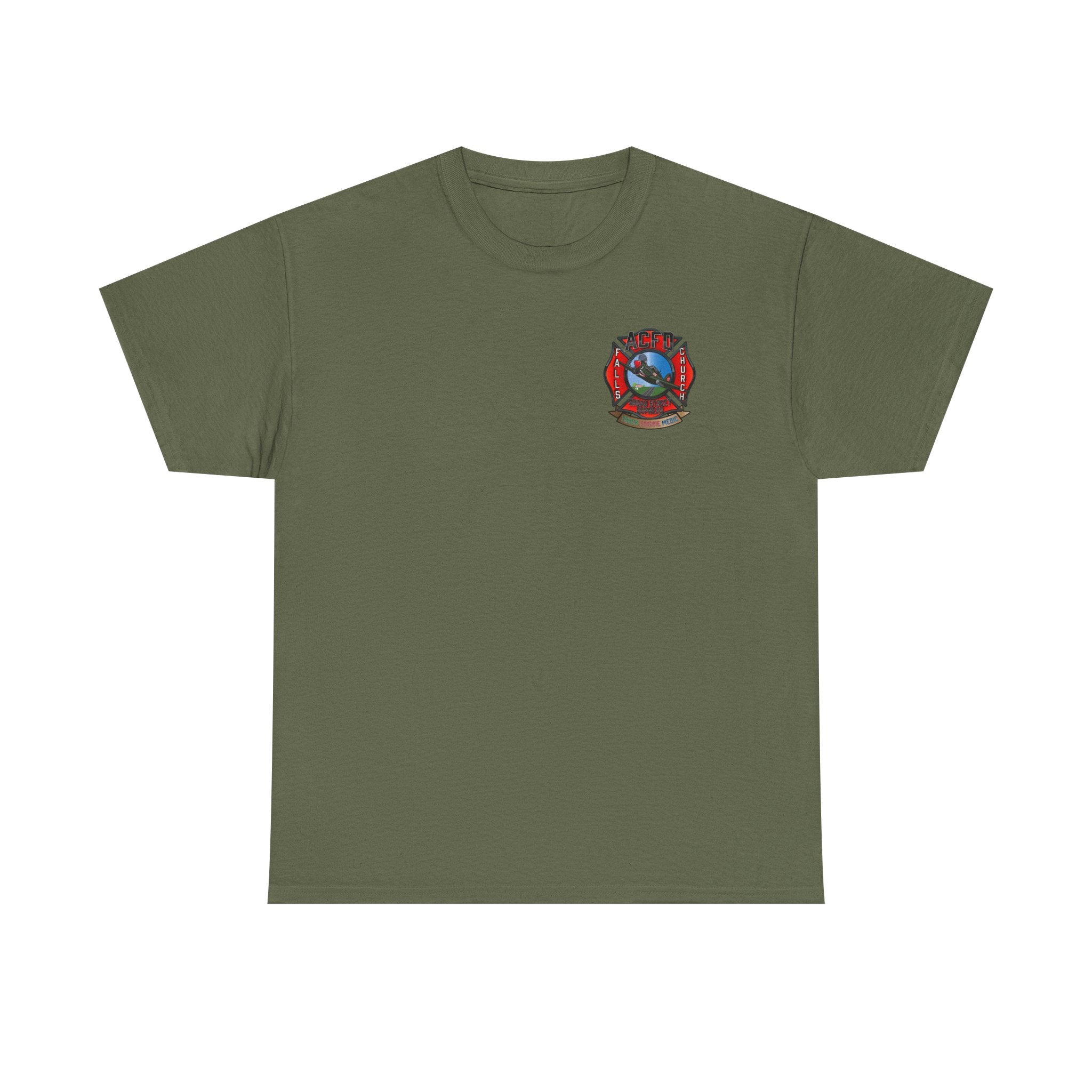 Station 6 Falls Church Apparatus -Heavy Cotton Unisex Tee -