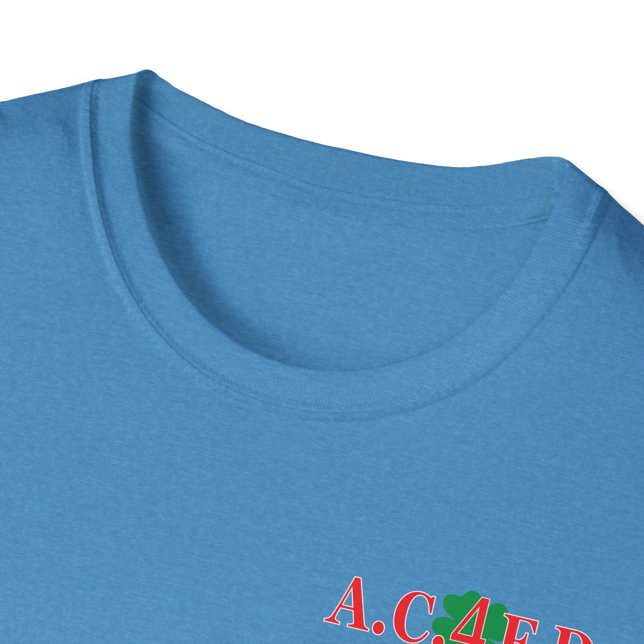 Station 4  acfd clover front/clover back - Gildan Soft Cotton Softstyle T-Shirt