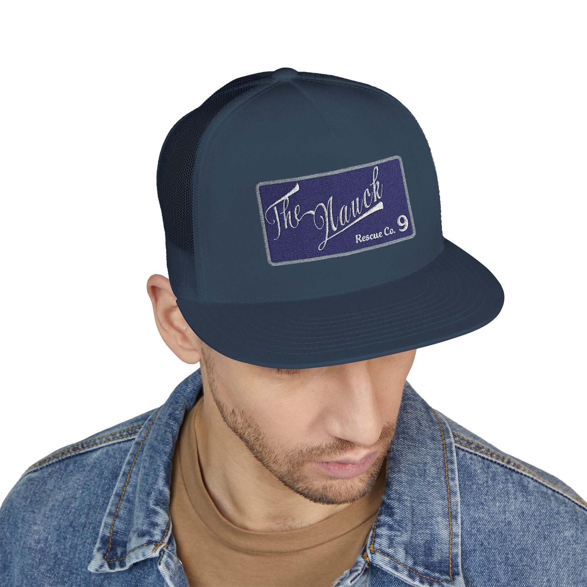 Arlington The Nauck Rescue 9  - 5 Panel Trucker Cap (Embroidery)