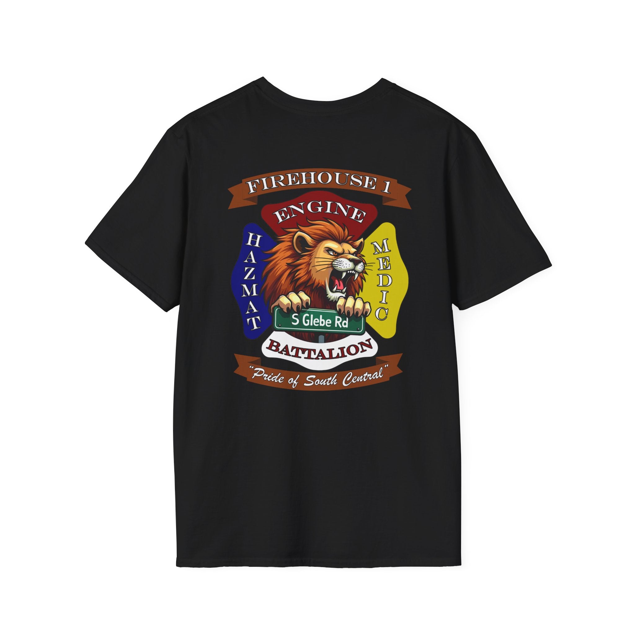 "South Central" Station 1 (version 3)- Gildan Soft Cotton Softstyle T-Shirt