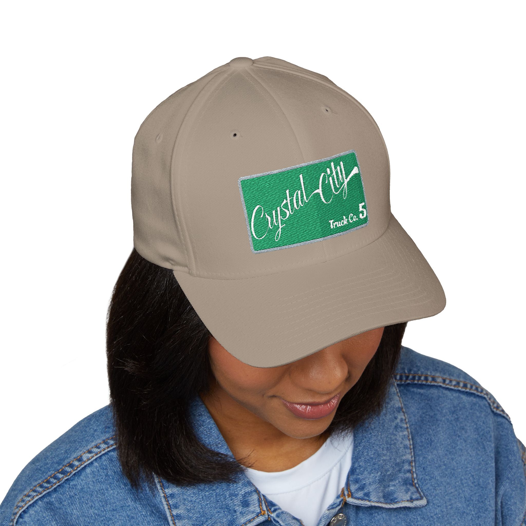Arlington Crystal City Truck 5 - FLEXFIT Closed-Back Structured Cap (Embroidery)