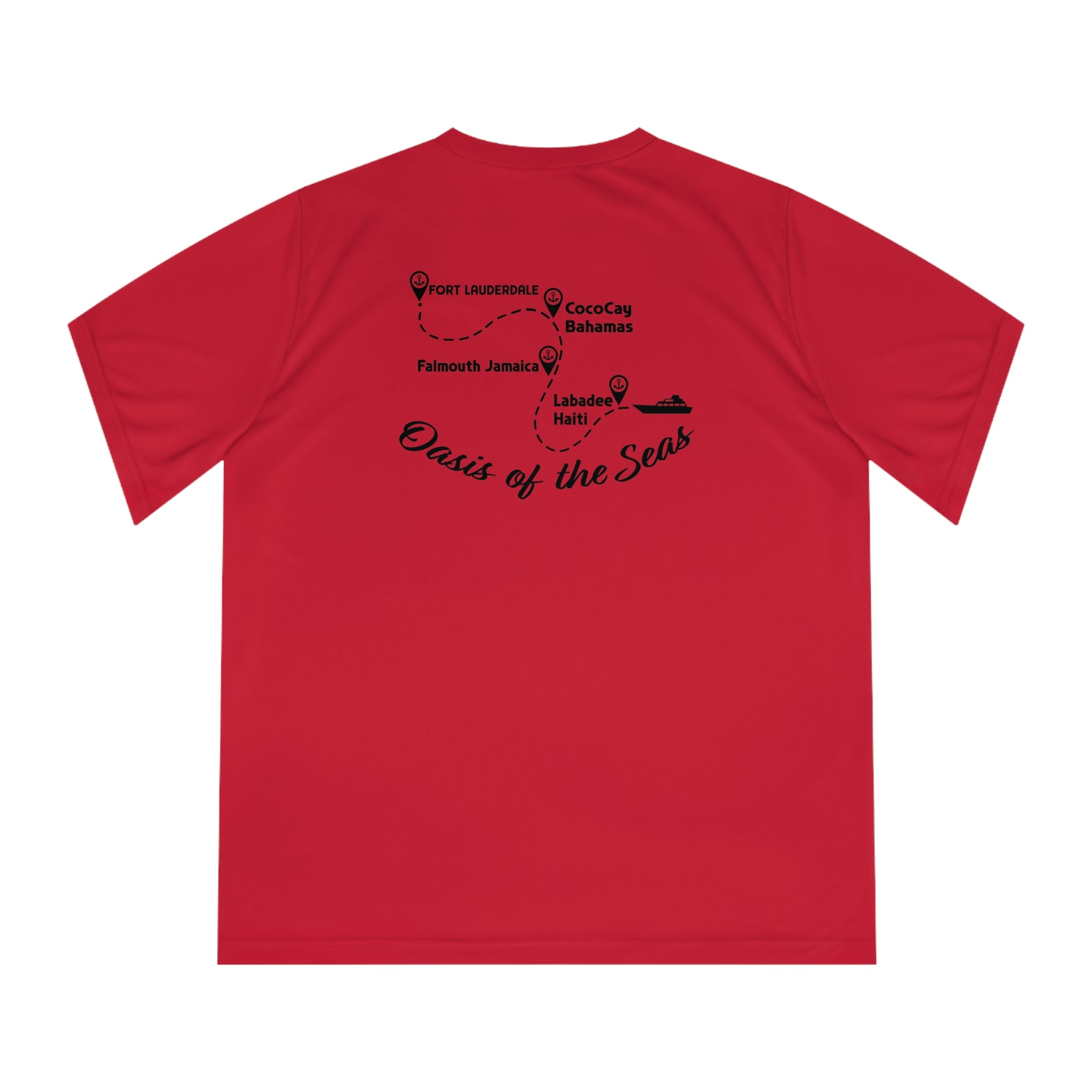 Bennett Family Cruise Black logo - Women's Performance V-Neck T-Shirt