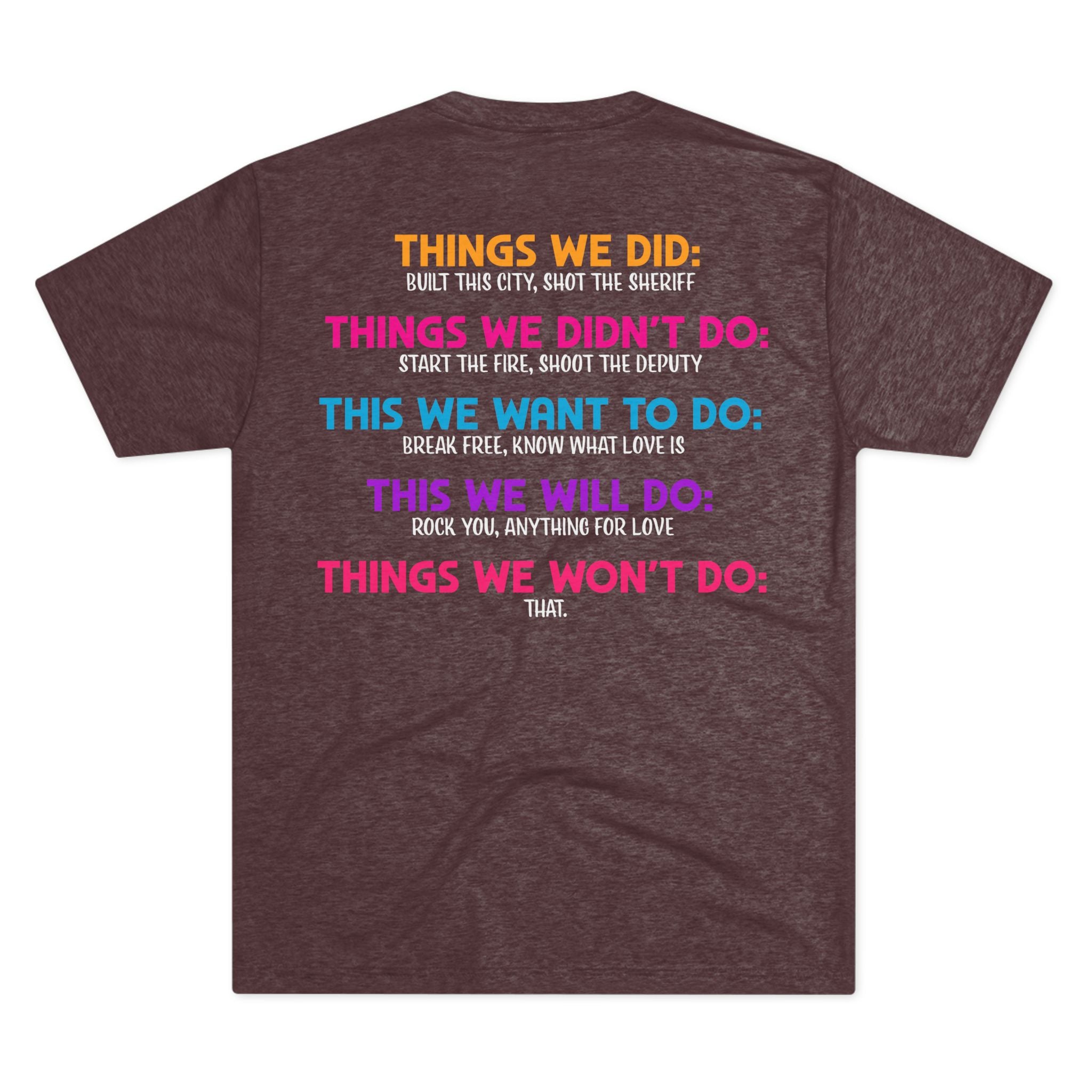 Hot Dad Summer Rock Shirt - NextLevel Tri-Blend Crew Tee