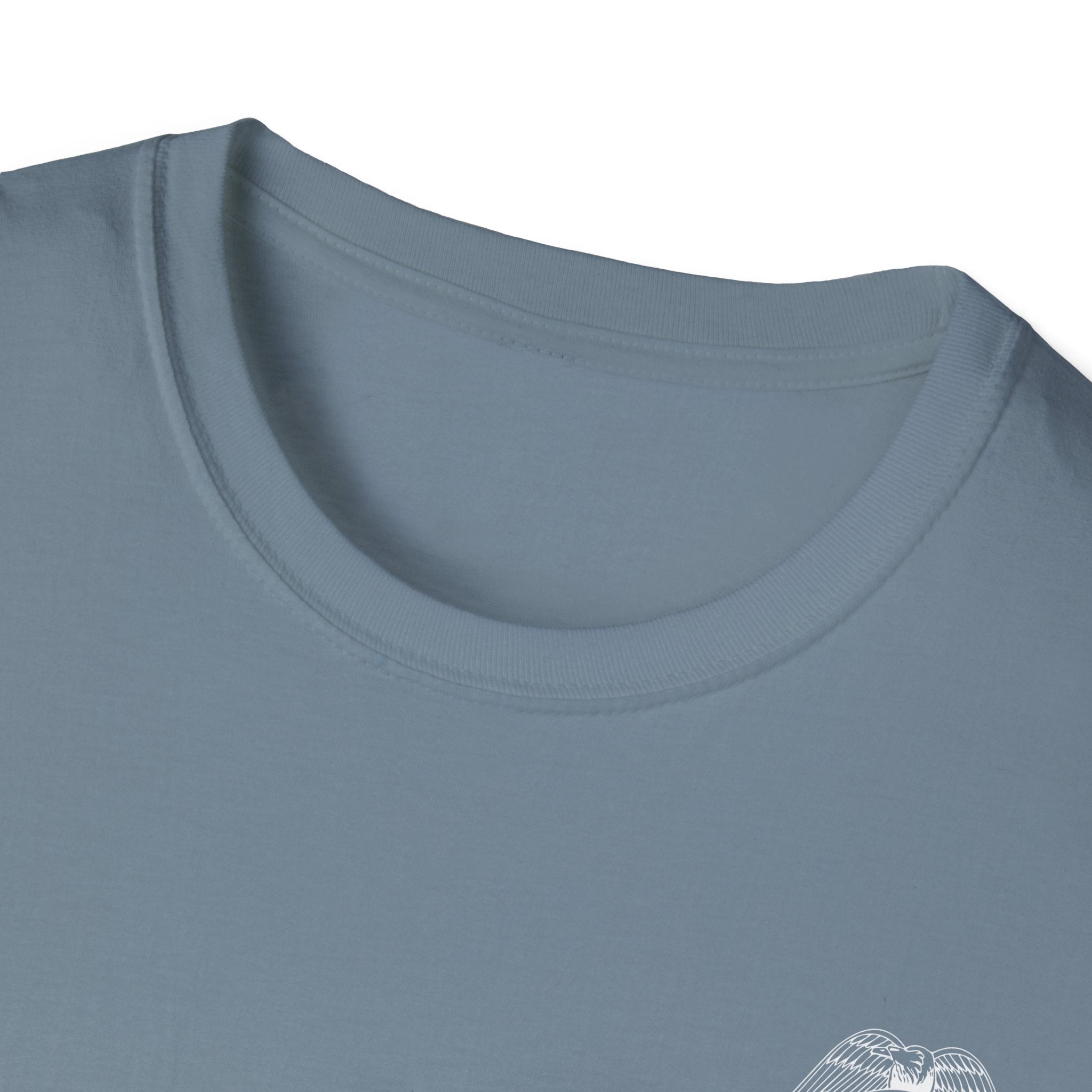 KCKCC Badge White outline - Gildan 64000 Unisex Softstyle T-Shirt