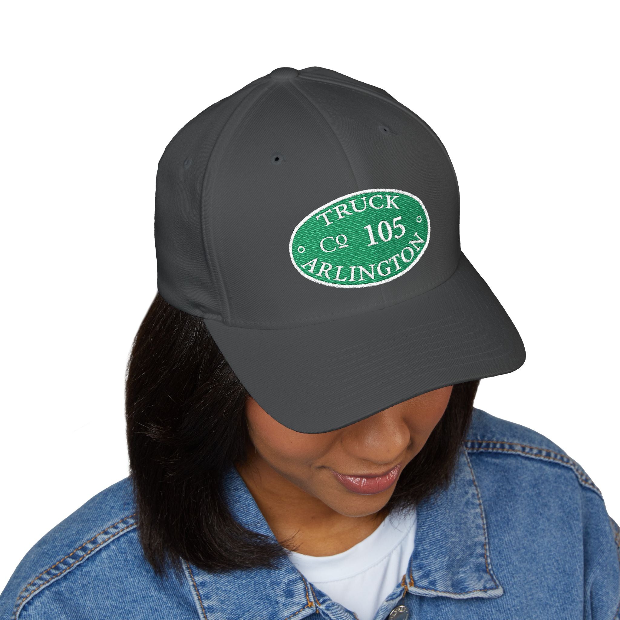 Arlington Truck 5 Circle Patch - FLEXFIT Closed-Back Structured Cap (Embroidery)