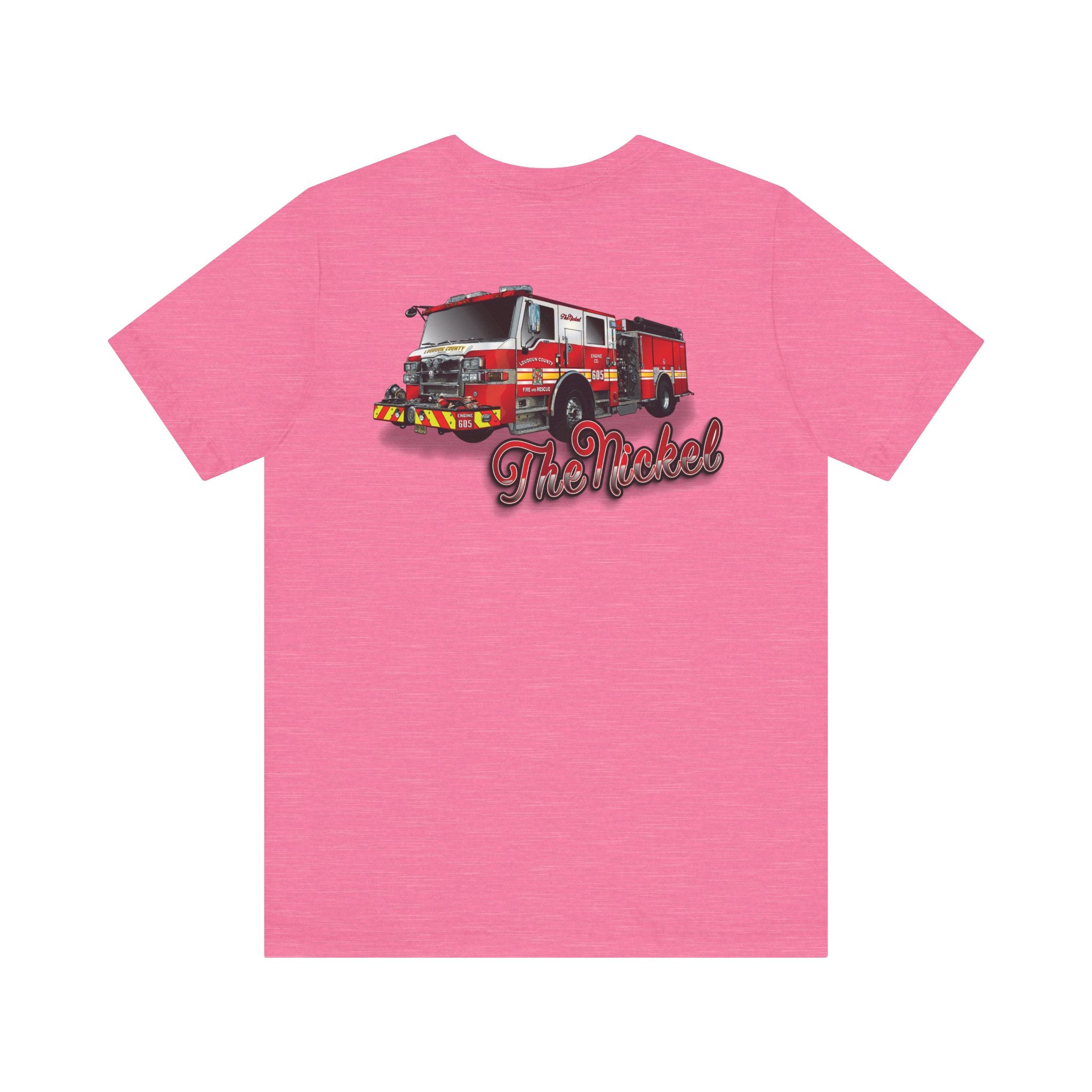 (Bigger Chest logo) LCFR Hamilton Station 5 version 4 Nickel Back- Bella+Canvas Soft Unisex Tee