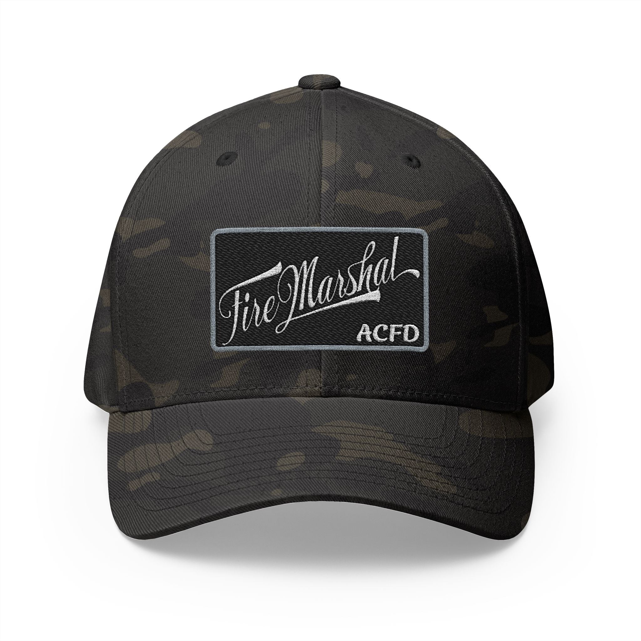 Arlington Fire Marshal Written - FLEXFIT Closed-Back Structured Cap (Embroidery)