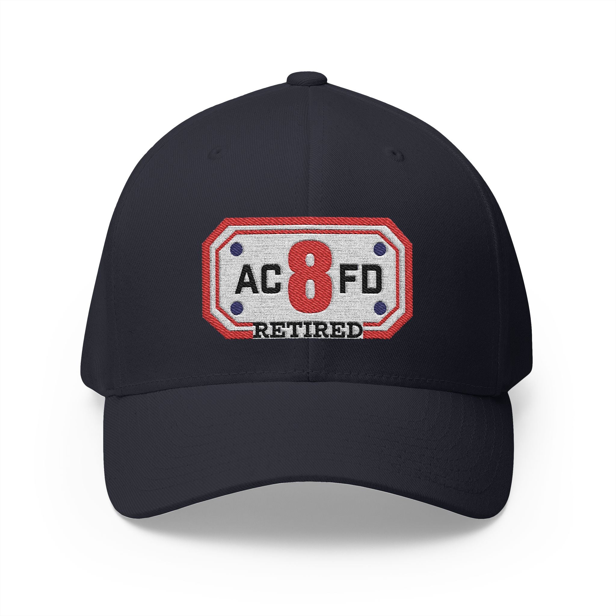 Retired Arlington Engine 8 - FLEXFIT Closed-Back Structured Cap (Embroidery)