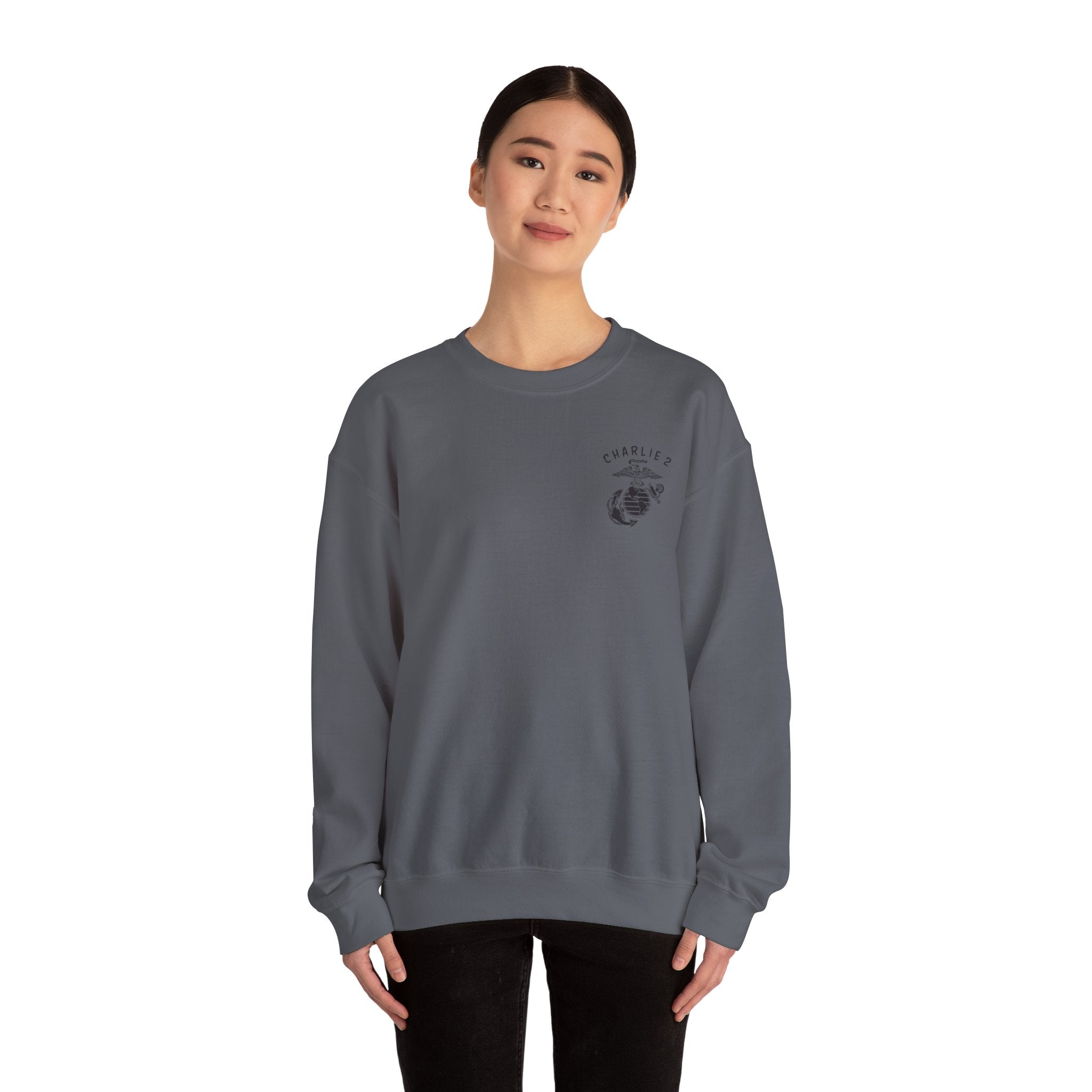 Charlie 2 Ronin (blackLogo) - Gildan Unisex Heavy Blend™ Crewneck Sweatshirt