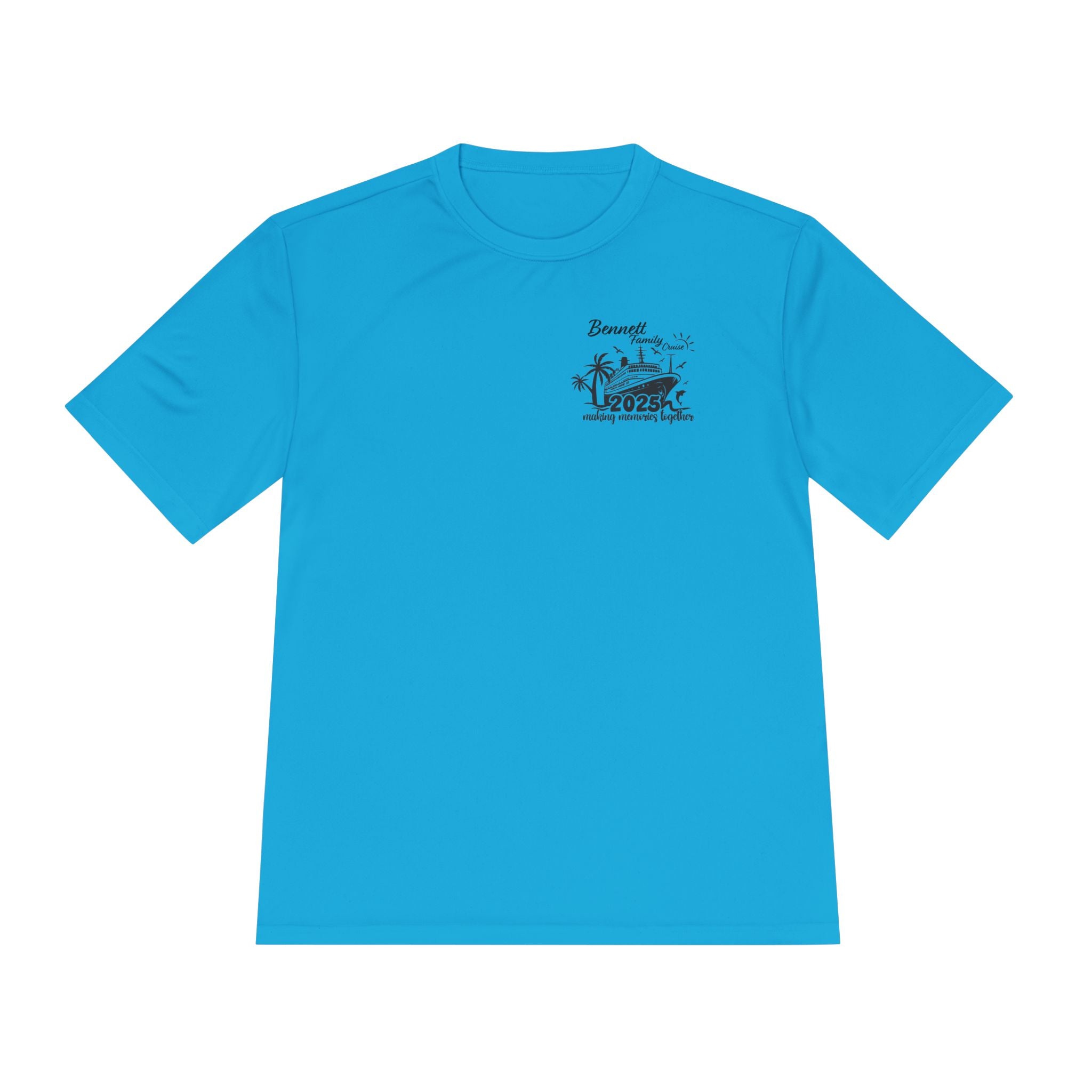 Bennet Family Cruise Black Text - Unisex Moisture Wicking Tee