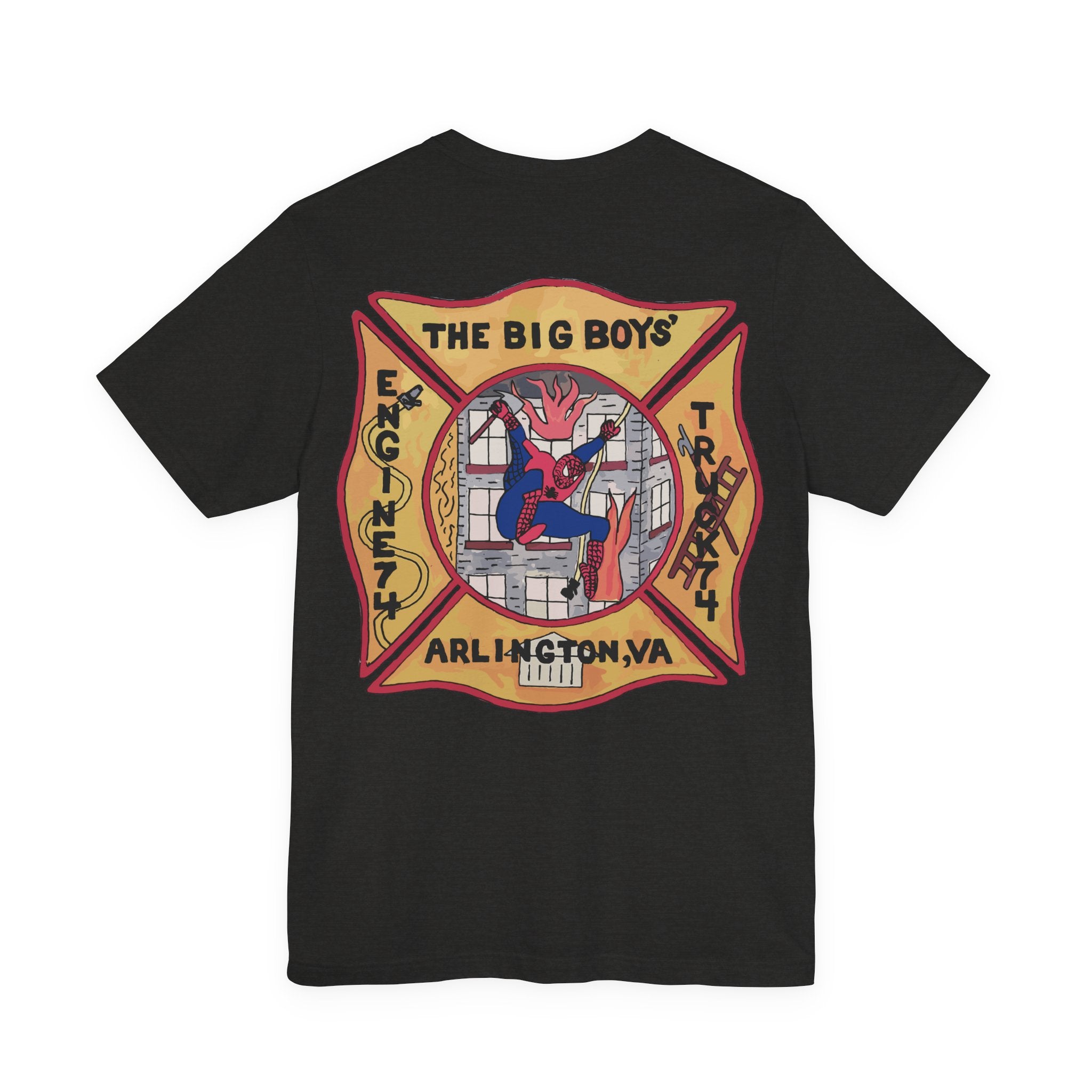 Big  Boys Station 4 Retro Patch - Unisex Jersey Short Sleeve Tee