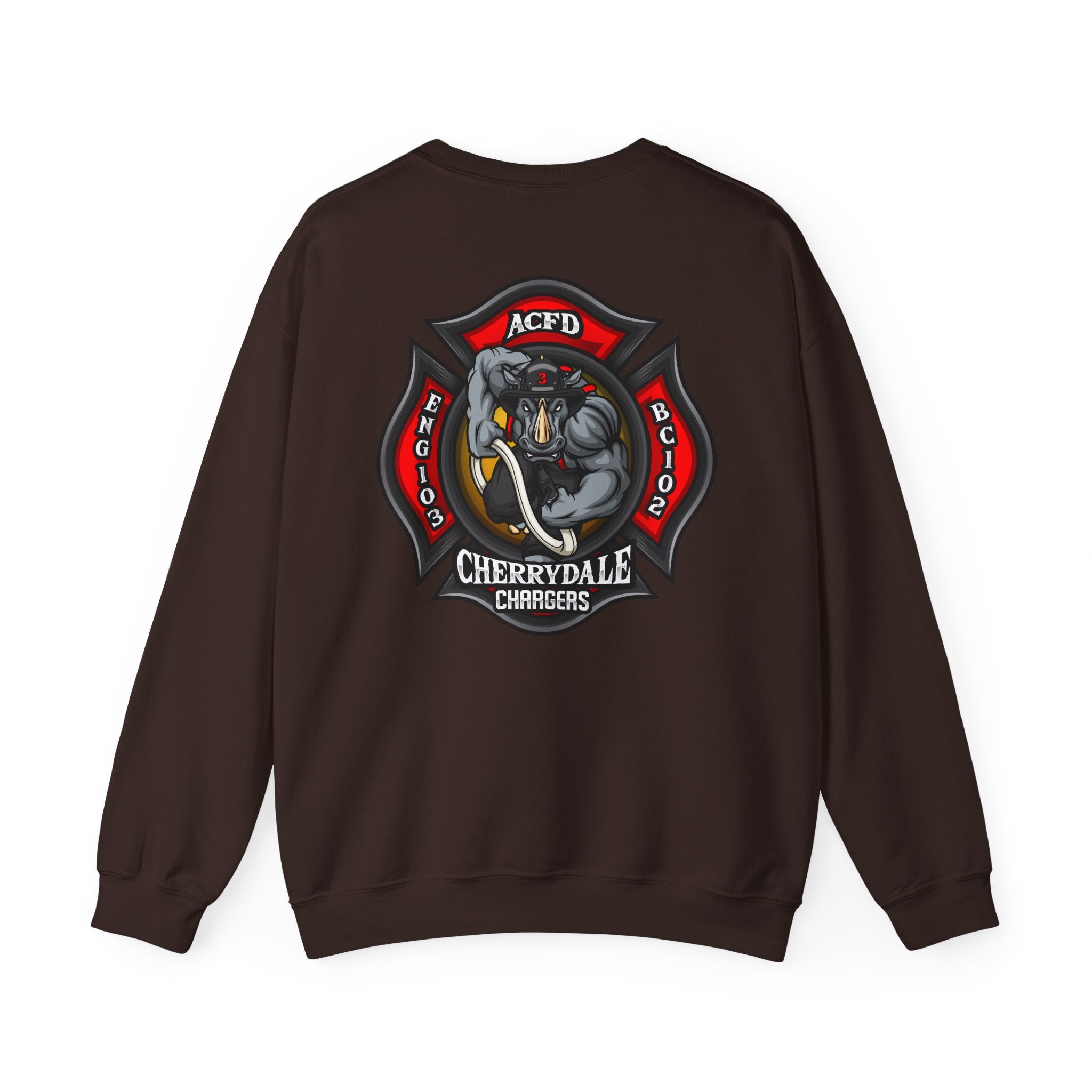Arlington Station 3 Front/ Rhino Back - Gildan Sweatshirt Unisex Heavy Blend™