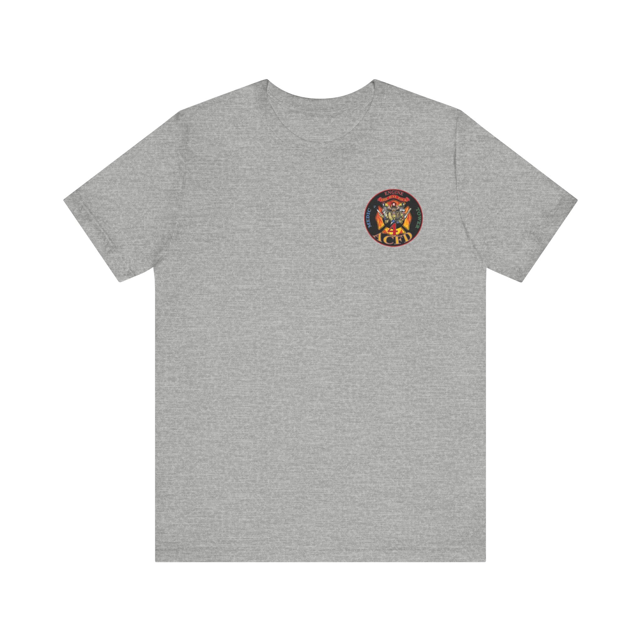 Station 4 RatPack Front AC4FD Back - Bella+Canvas Soft Unisex Tee