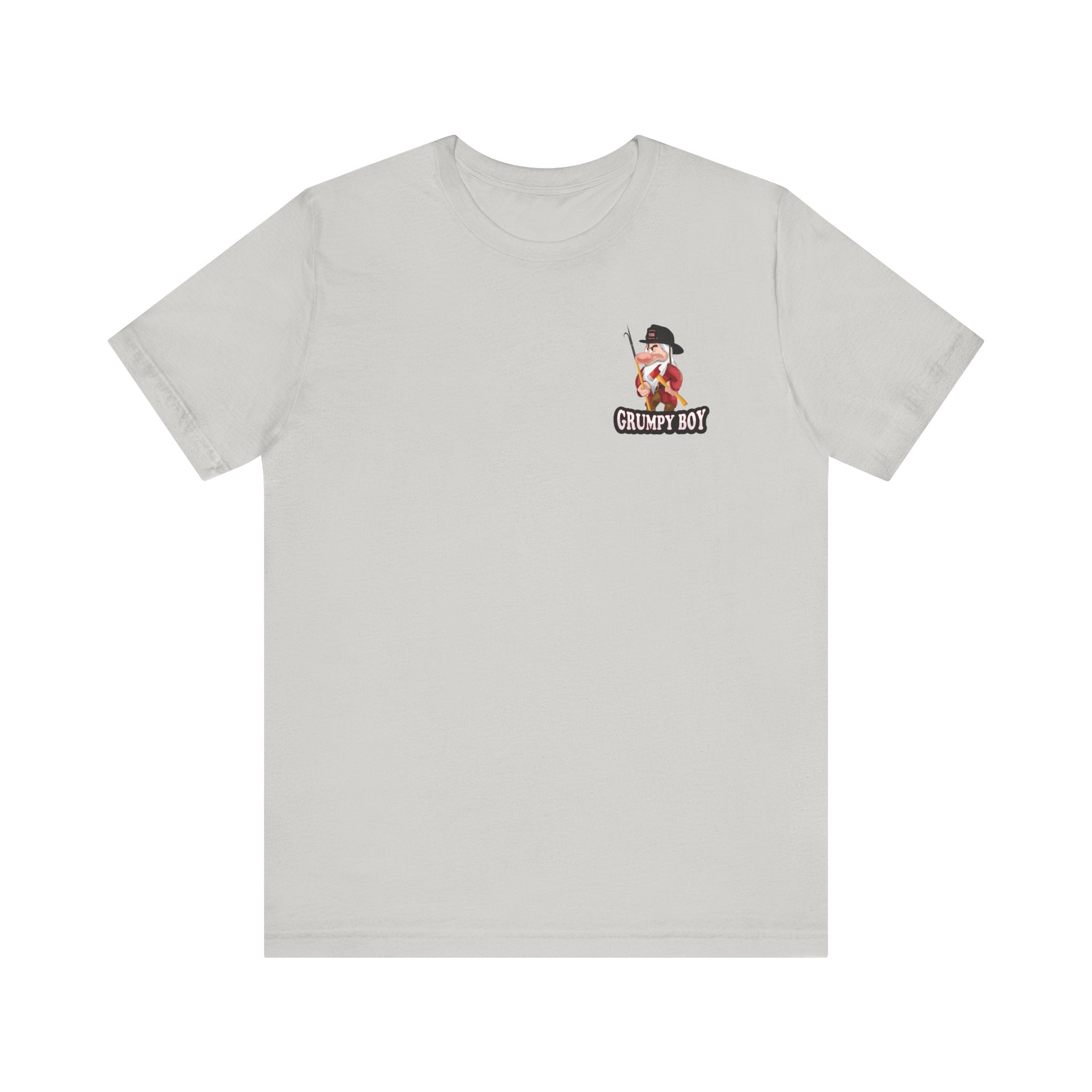 Grumpy Boy Firefighter - Heavy Cotton Unisex Tee -