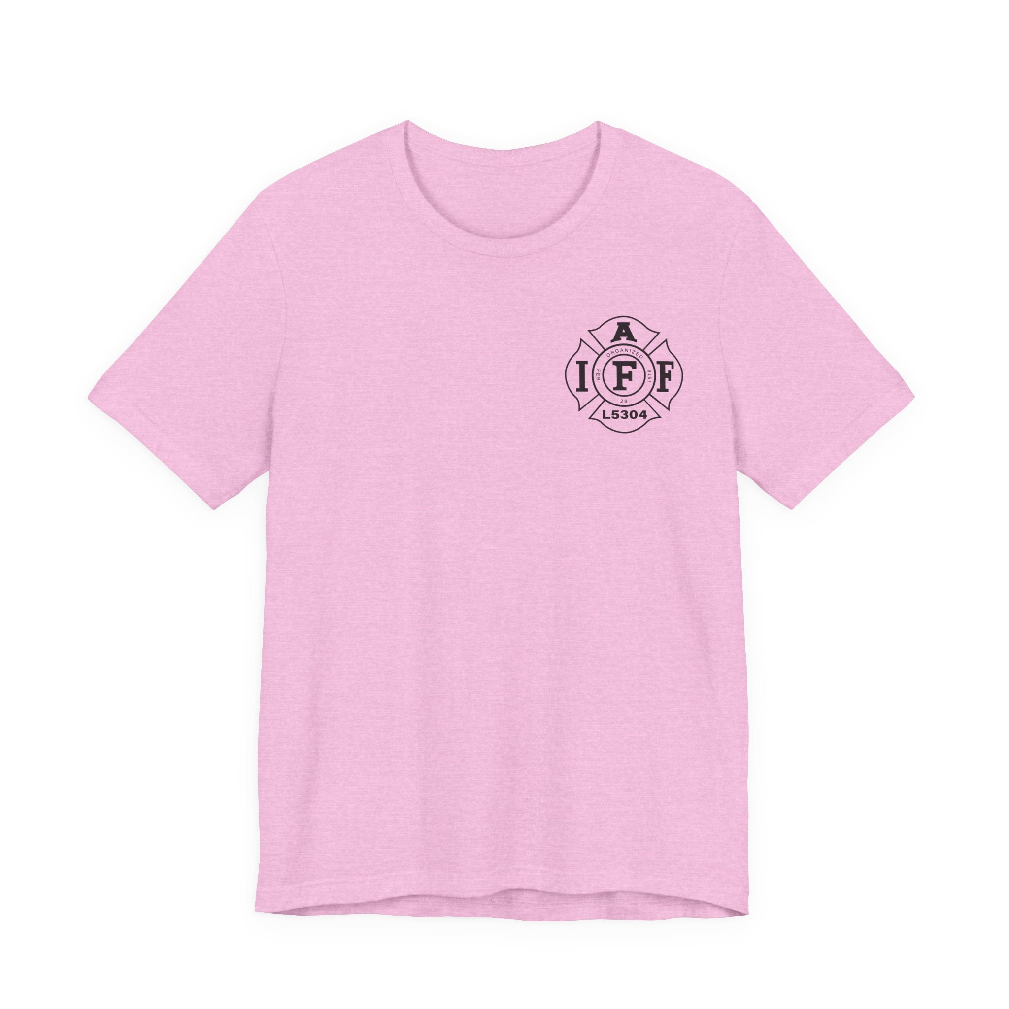 Clarke County Fire Breast Cancer (Portion of Proceeds go to Local 5304) - Bella+Canvas Soft Jersey Cotton Unisex Tee