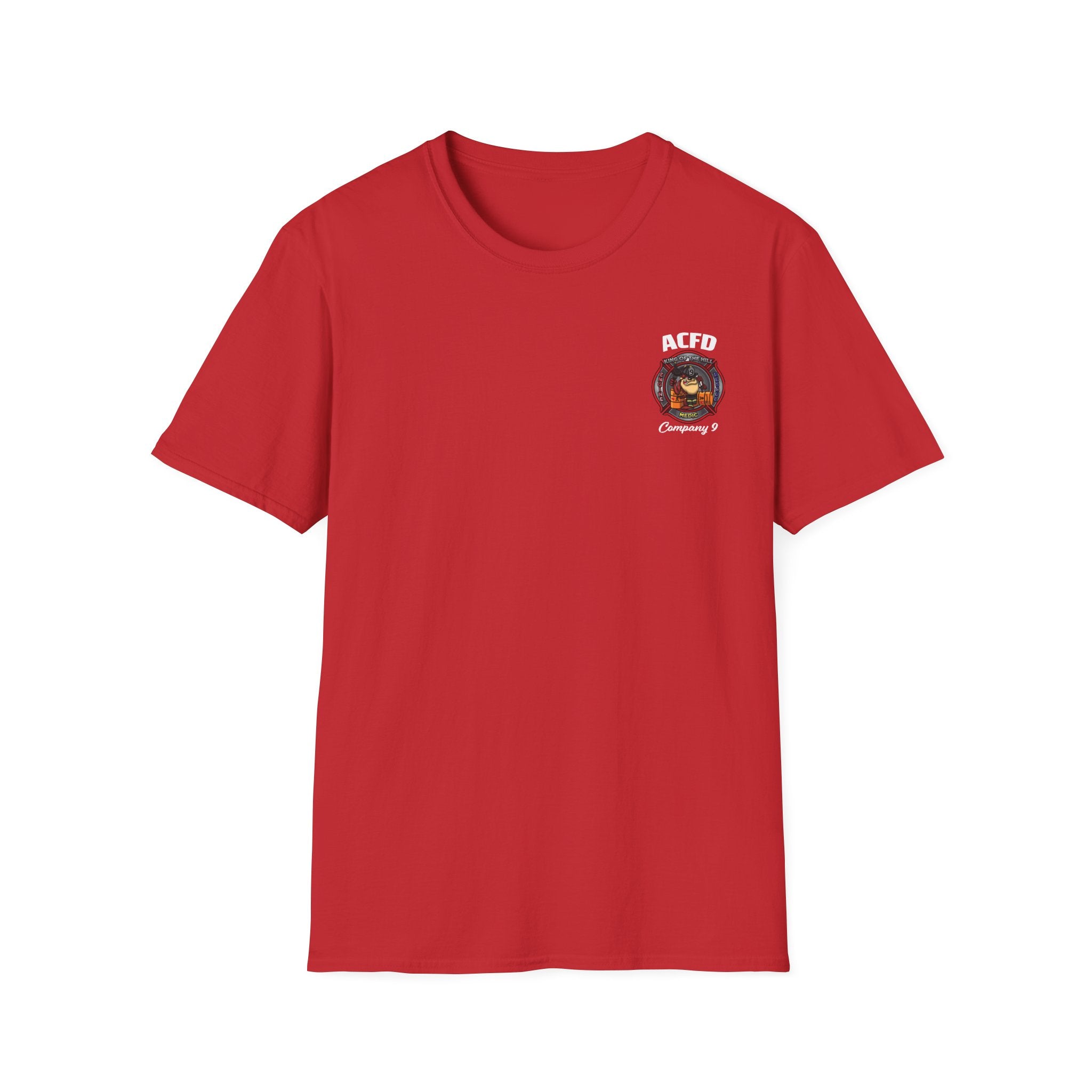 Station 9 Taz Front / FF Engine 9 back - Gildan Soft Cotton Softstyle T-Shirt