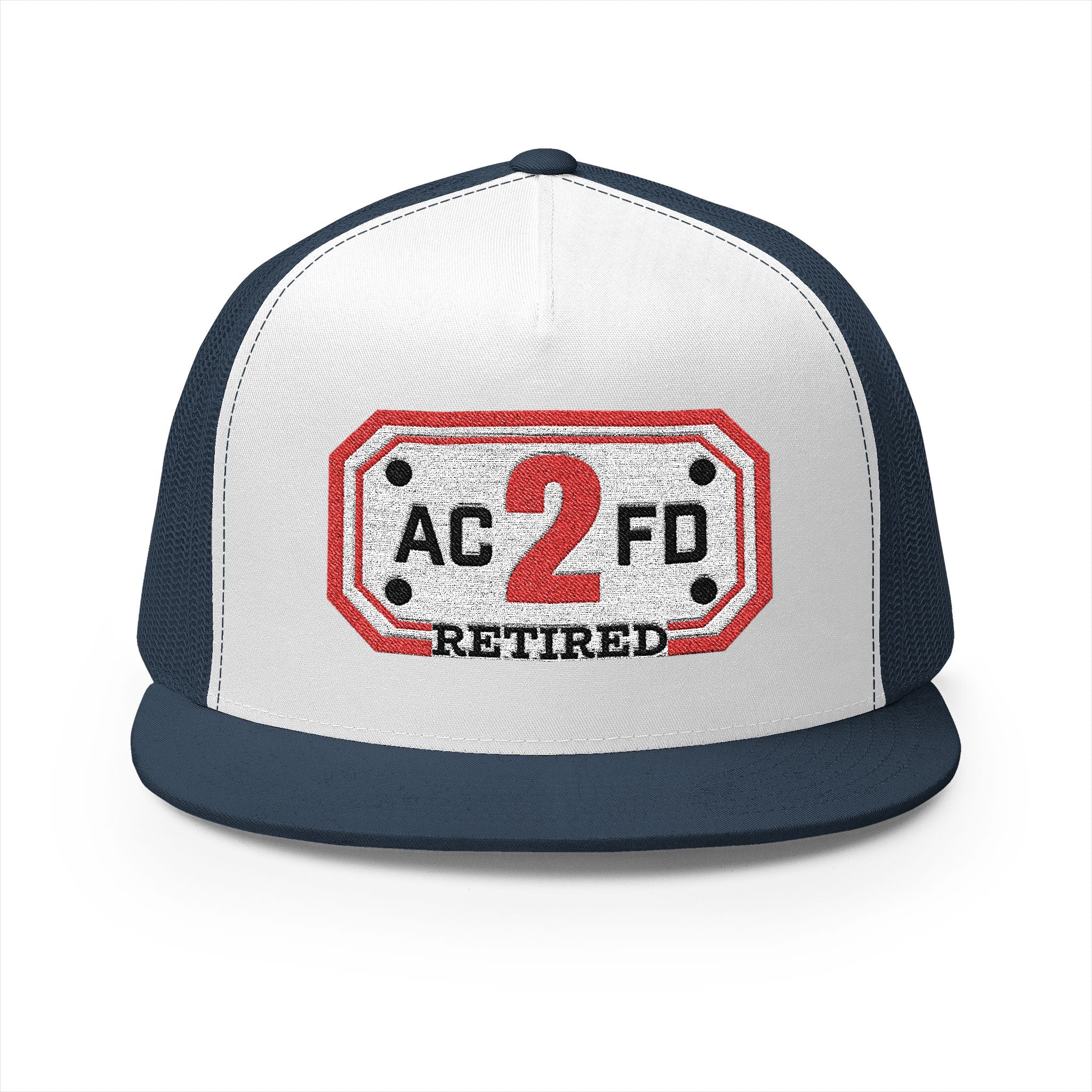 Retired Arlington Engine 2 - 5 Panel Trucker Cap (Embroidery)