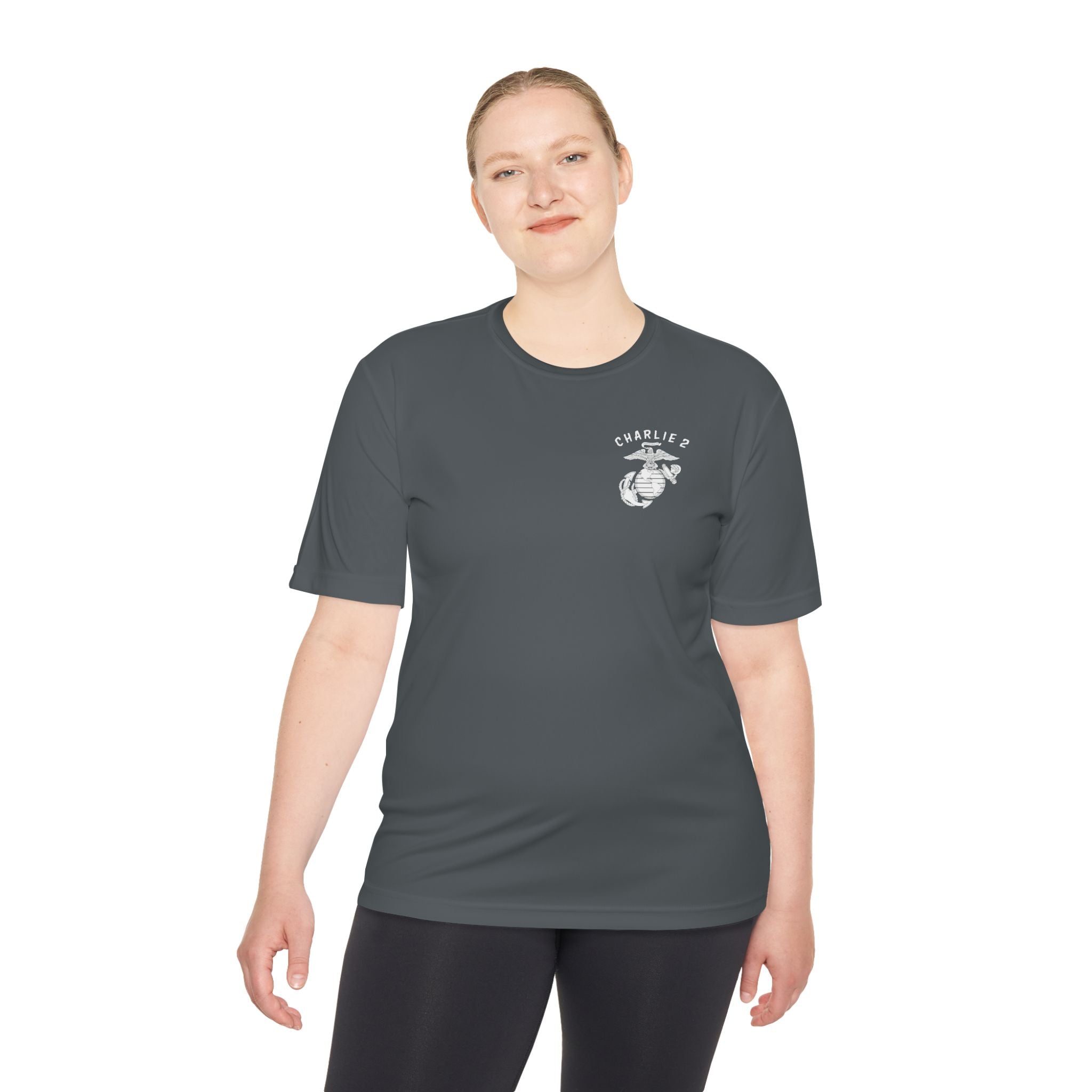 Charlie 2 Ronin (white logo) - Unisex Moisture Wicking Tee