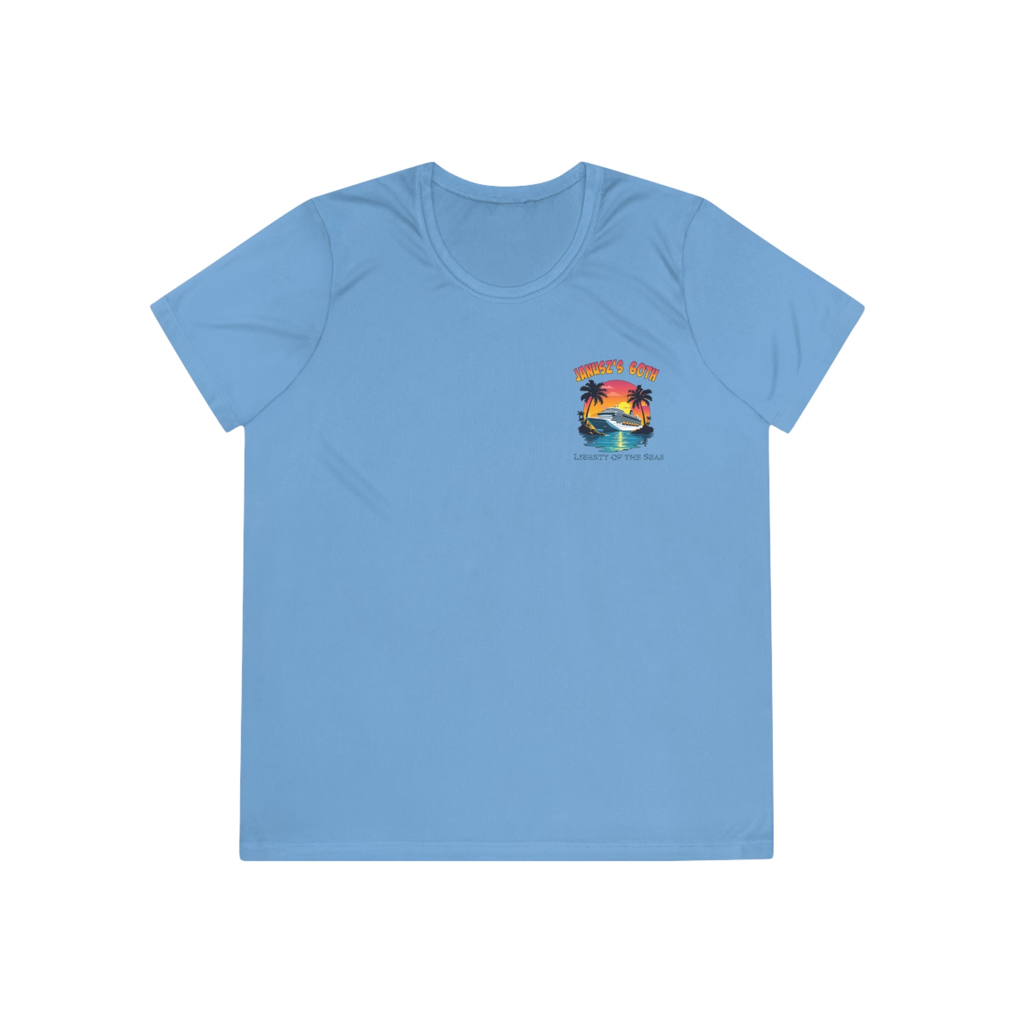 Renee Family Cruise Colorful - Ladies Moisture Wicking Competitor Tee