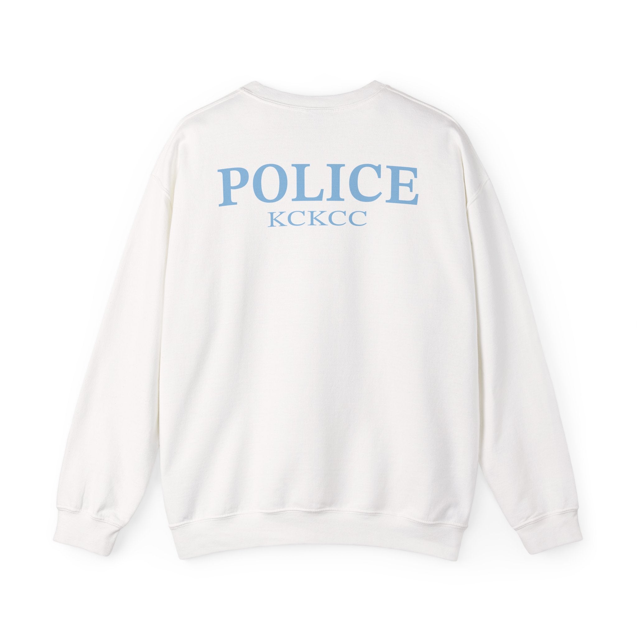 Kansas City College Police Blue Patch - Unisex Heavy Blend™ Crewneck Sweatshirt