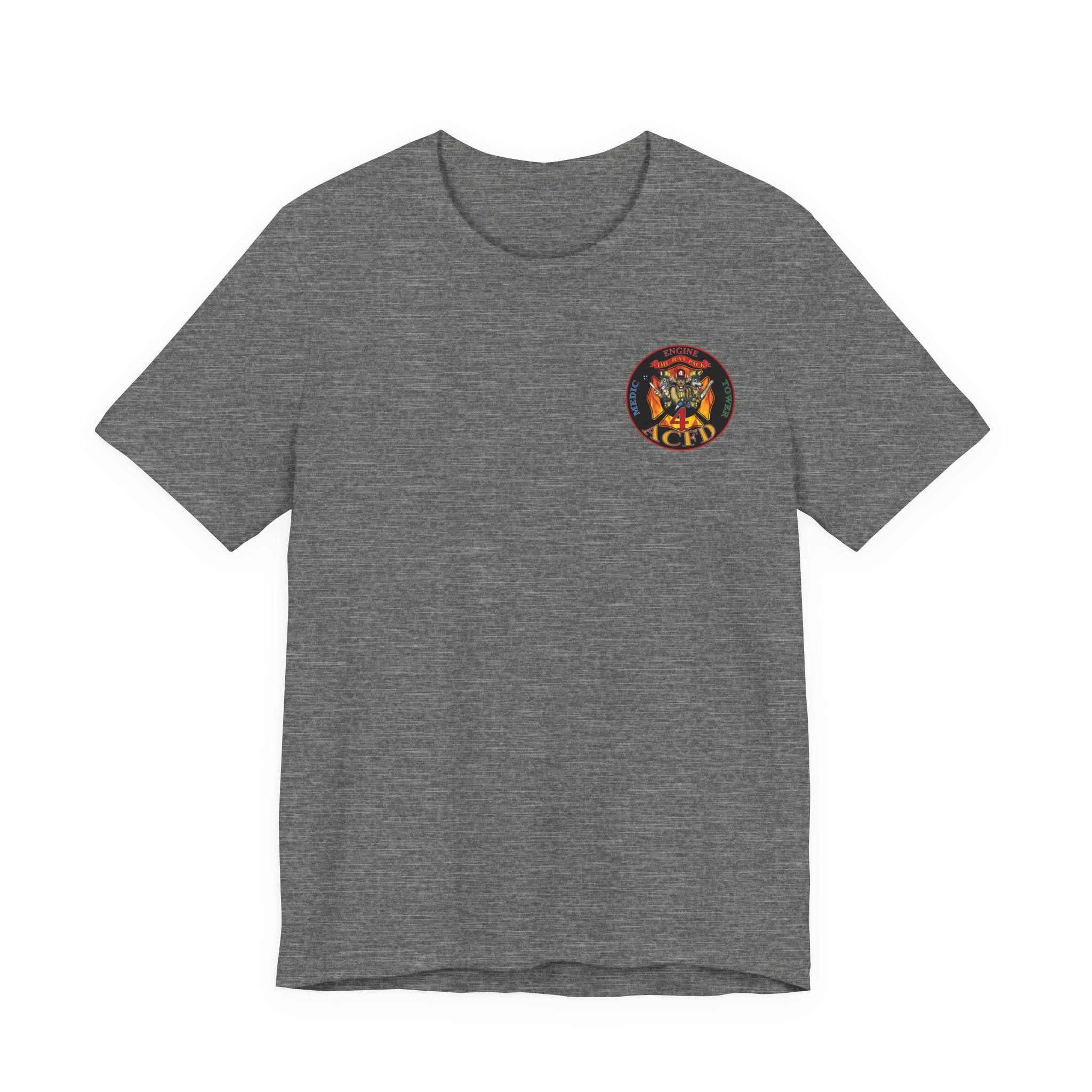 Station 4 RatPack Front AC4FD Back - Bella+Canvas Soft Unisex Tee