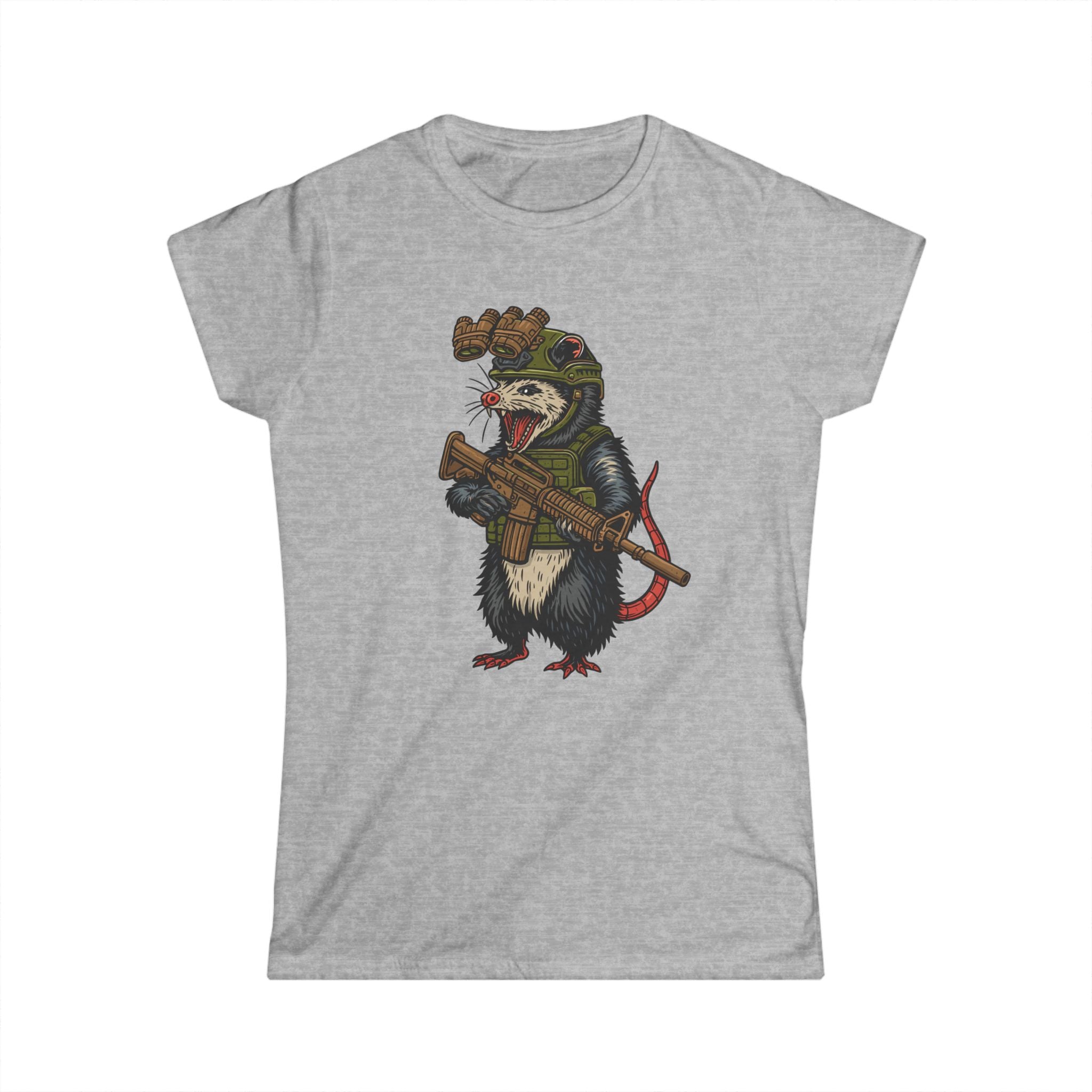 Tactical Opossum - Women's Softstyle Tee