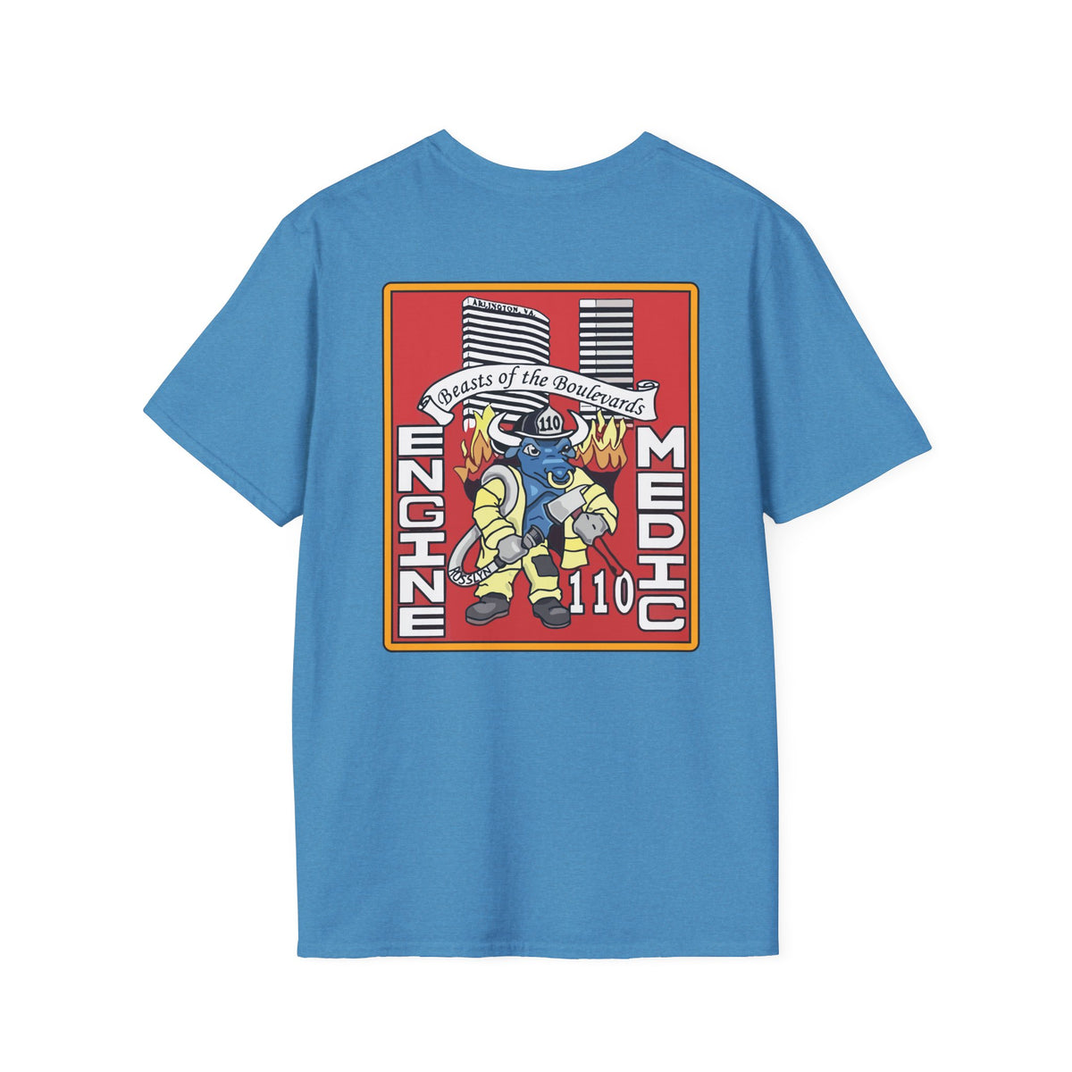 Arlington Station 10 Beast of Blvd (version 2) - Gildan Soft Cotton Softstyle T-Shirt