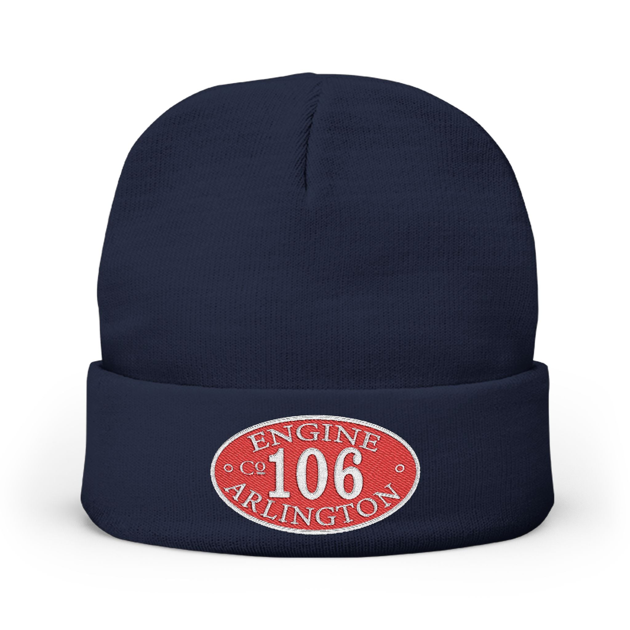 Arlington Engine 6 - Knit Beanie (Embroidery)