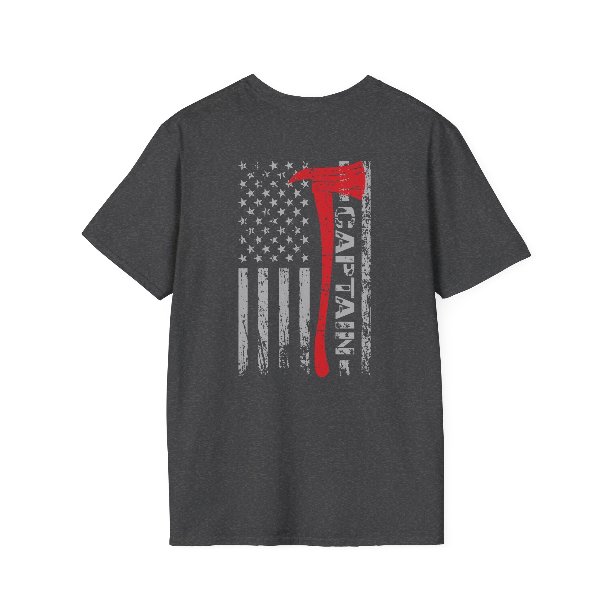 Captain US Flag - Unisex Softstyle T-Shirt