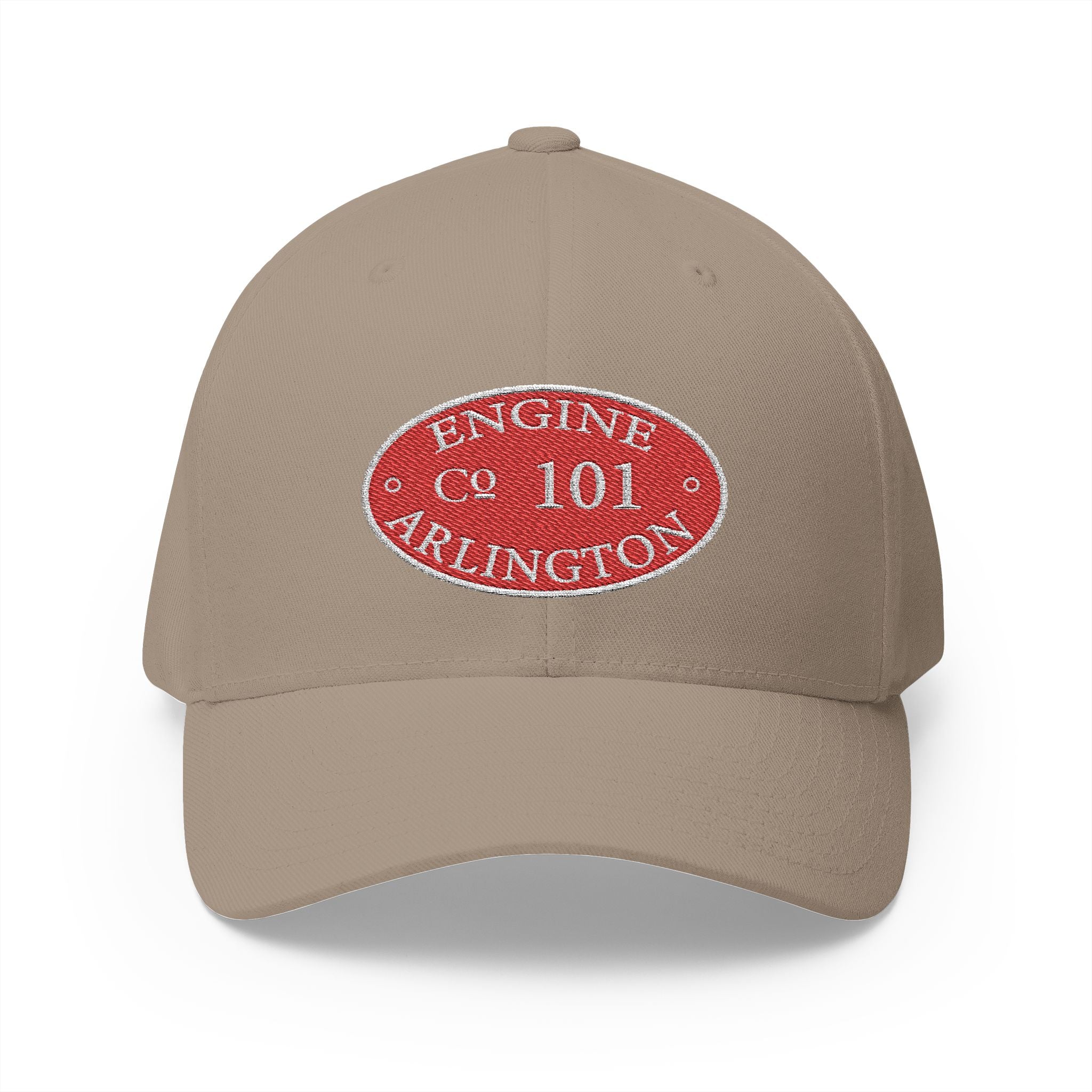 Arlington Engine 1 Circle Patch - FLEXFIT Closed-Back Structured Cap (Embroidery)