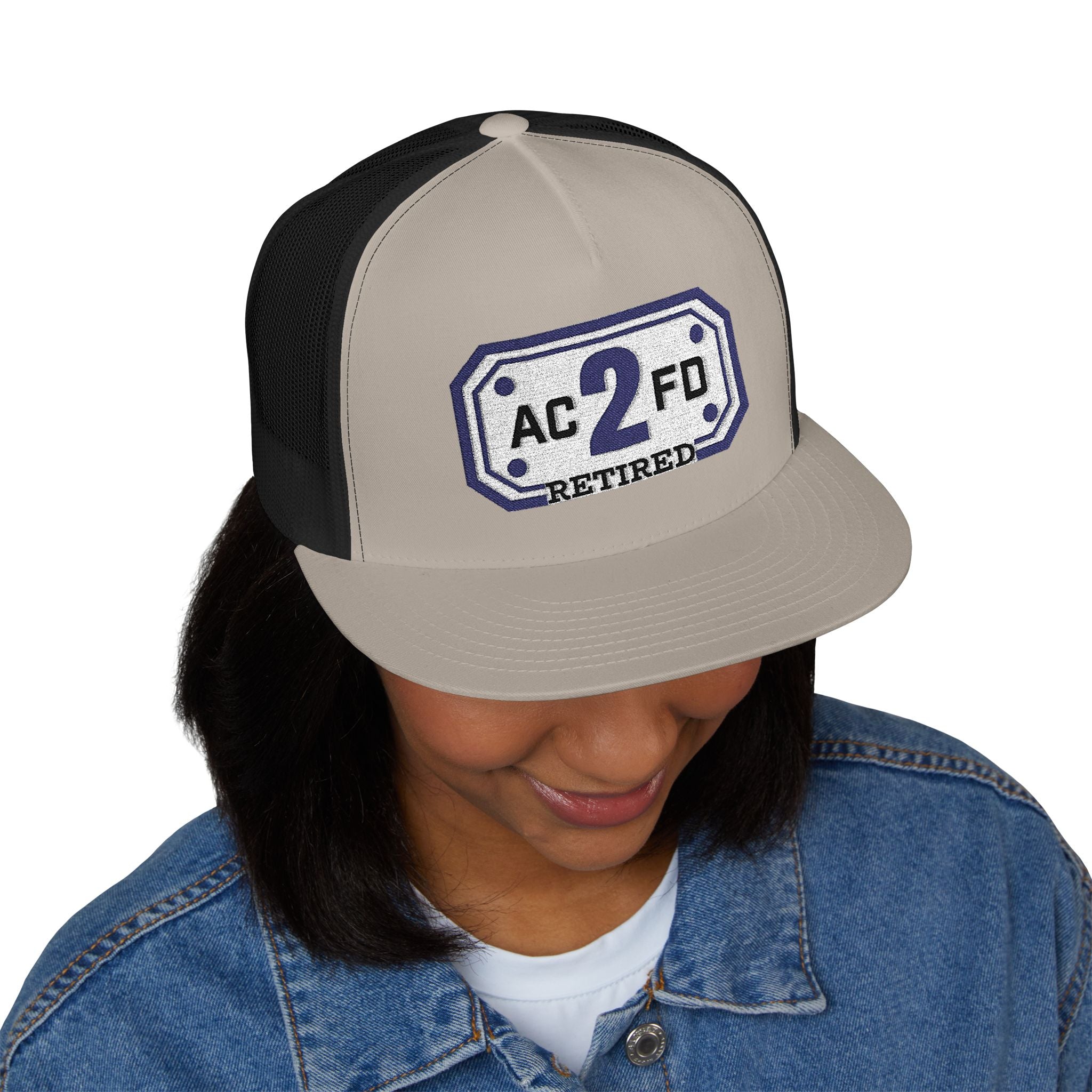 Retired Arlington Rescue 2 - 5 Panel Trucker Cap (Embroidery)