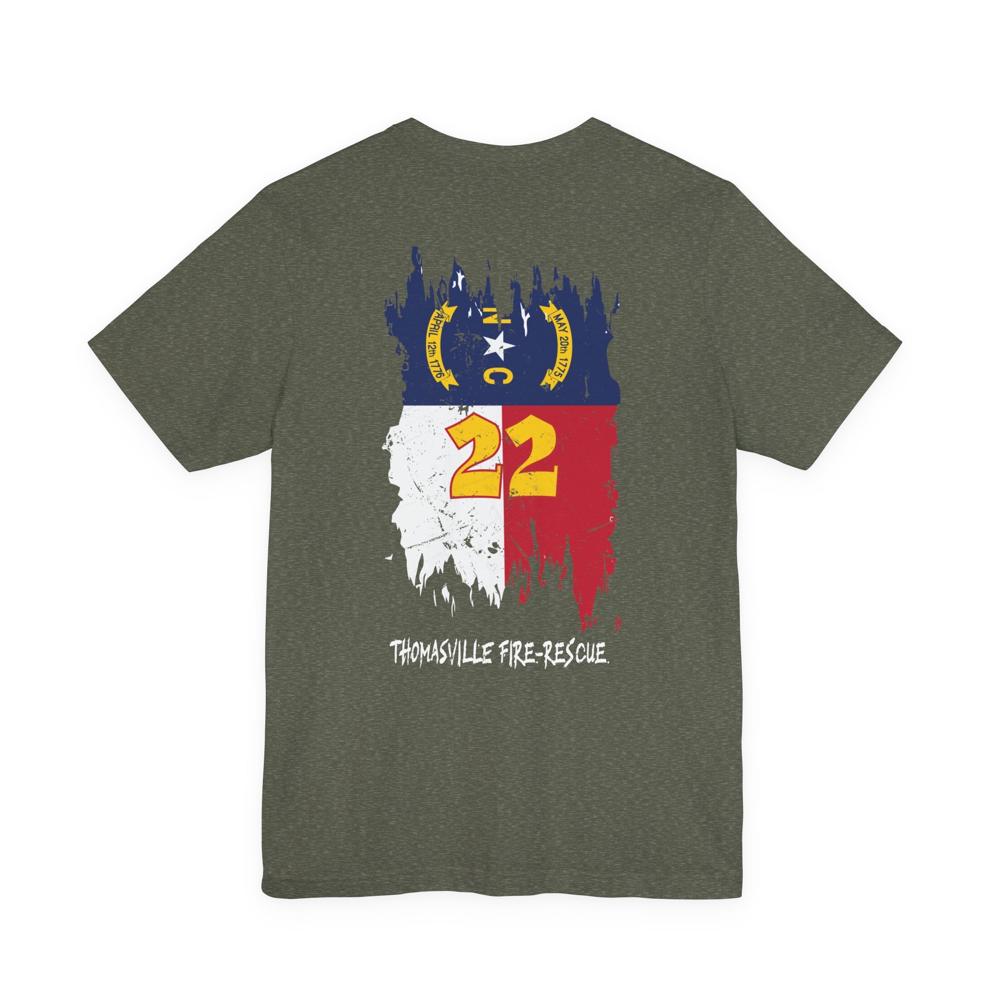Thomasville Fire NC Ladder 22 (version 1) - Bella+Canvas Soft Unisex Tee
