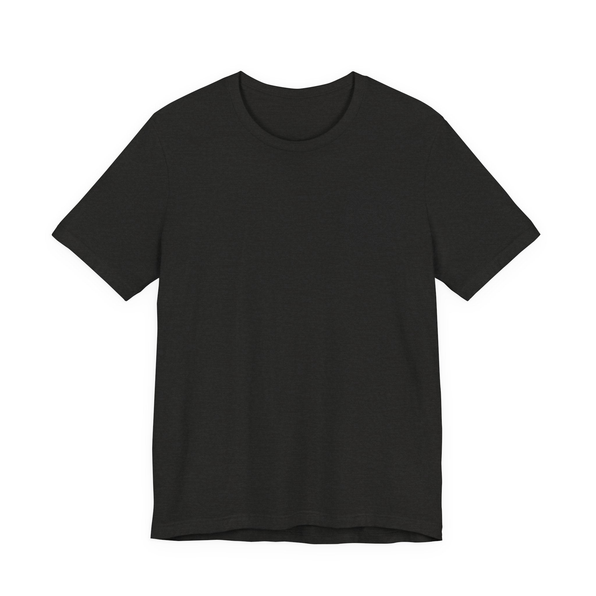 WVFC FD logo black Red back  - Unisex Jersey Short Sleeve Tee
