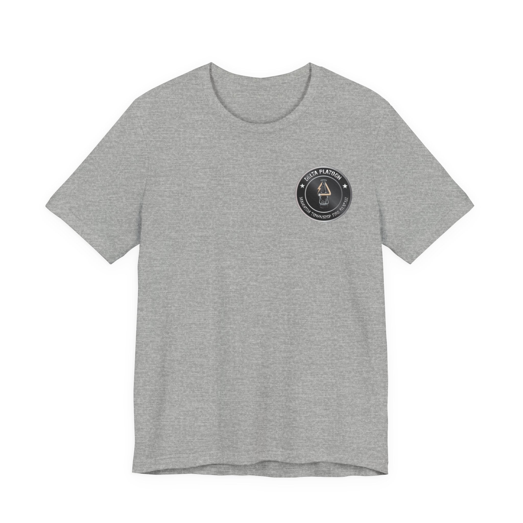 Manheim Township Local Delta Platoon Local white - Bella+Canvas Soft Unisex Tee