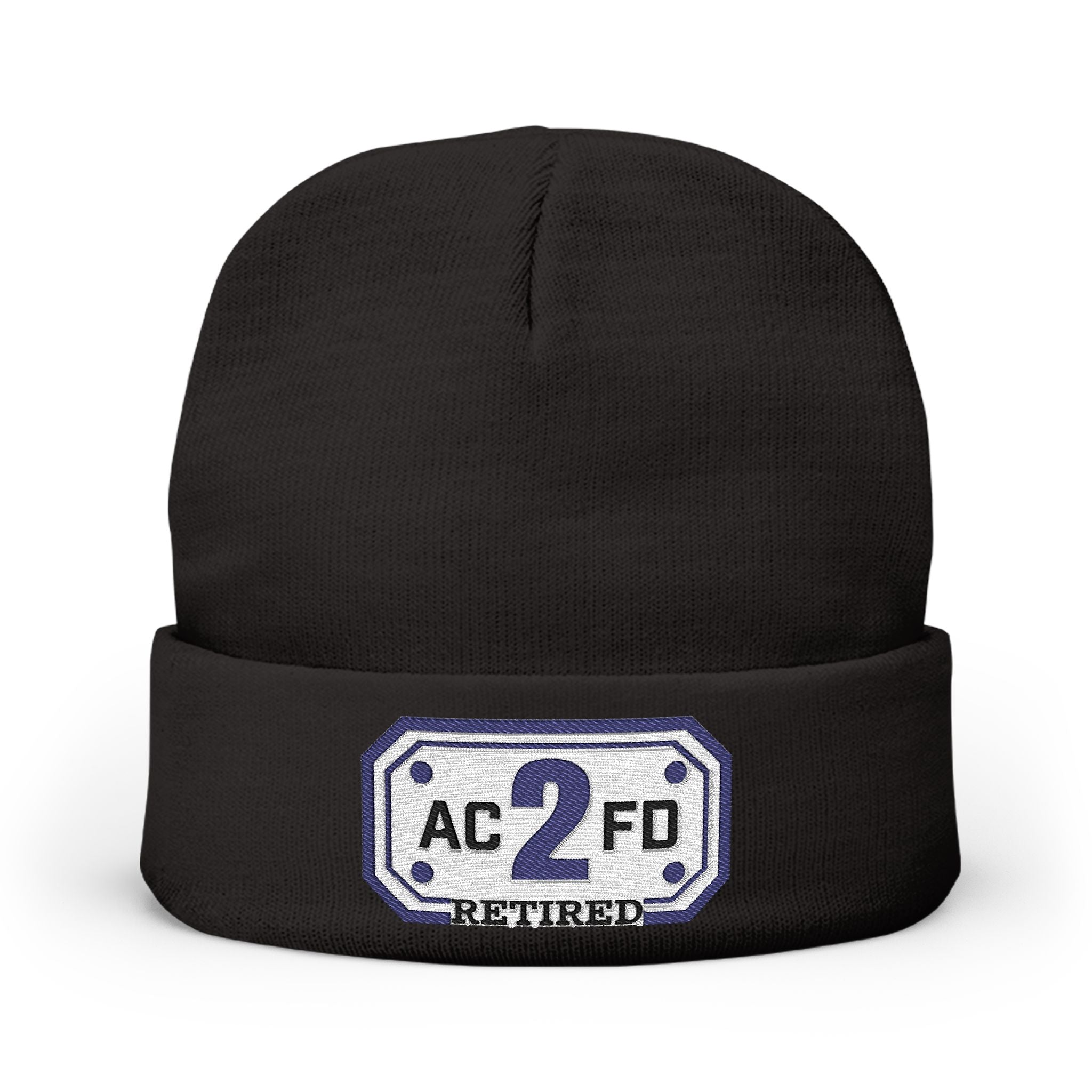 Retired Arlington Rescue 2 - Knit Beanie (Embroidery)
